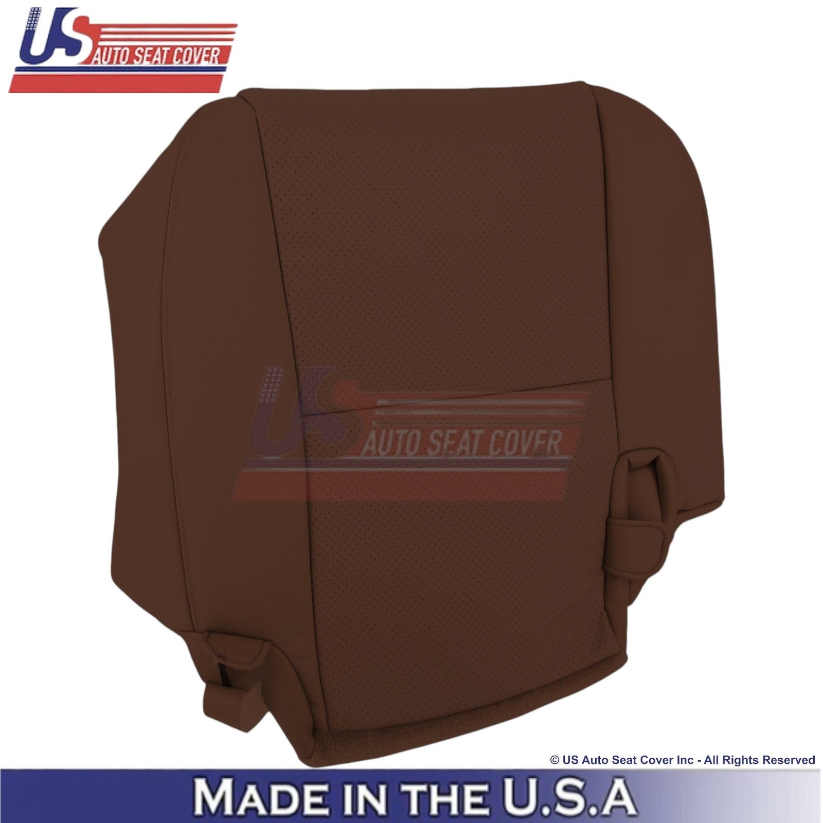 2010-2013 For Toyota Tundra Genuine Leather Perf Rear Left Bottom Cover Red Rock