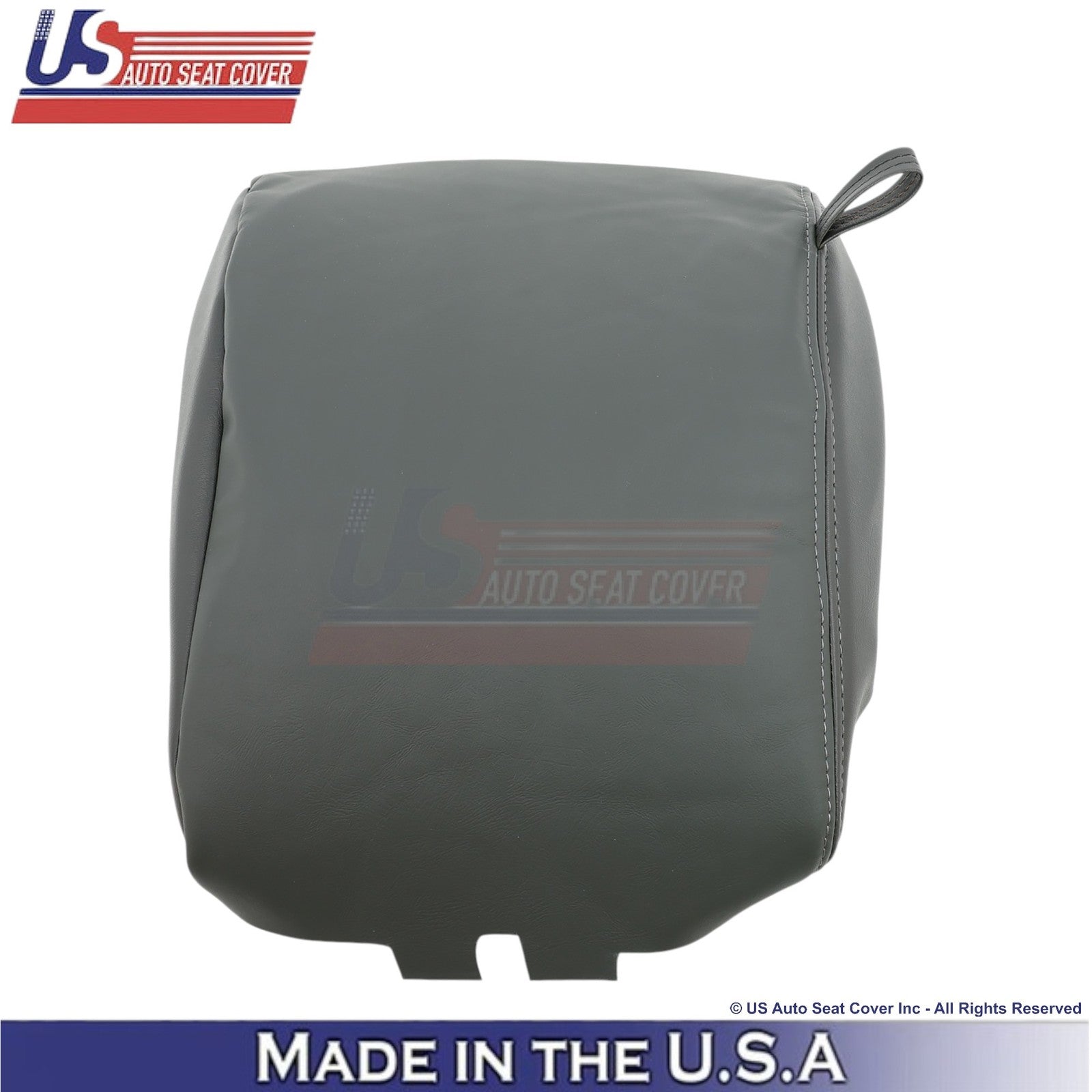 1999-2000 For Chevy Tahoe Genuine Leather Rear Driver Top/Console Covers Gray