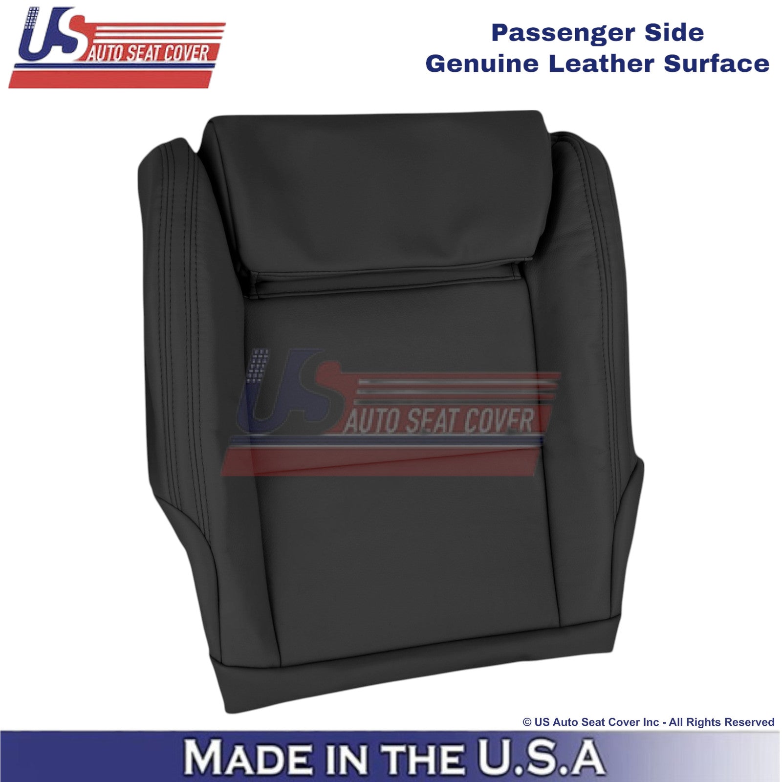 2016-2020 Fits Mercedes Benz GLA250 X156 Passenger Bottom Leather Cover Black
