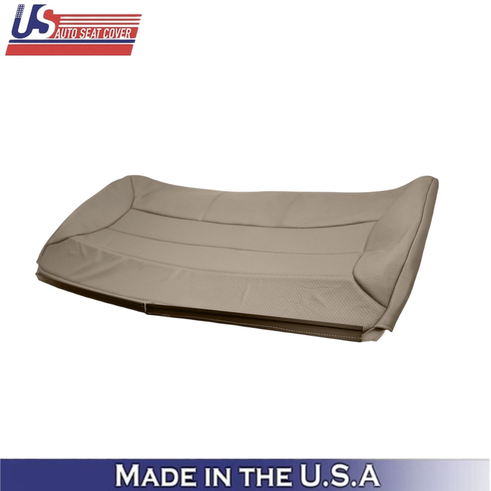 1992-1996 For Ford Bronco Eddie Bauer Leatherette Rear Top & Bottom Covers Tan