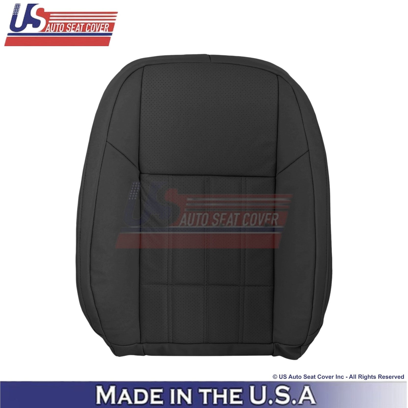 2016-2018 Fits Lexus ES 350 Leather Driver Side Replacement Seat Covers Black
