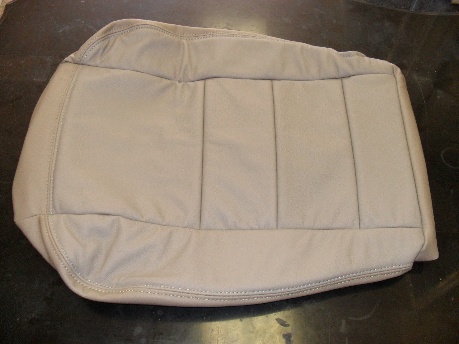 2003 Ford F-250 F-350 Lariat Diesel or Gas Driver Bottom Leather Seat Cover Tan