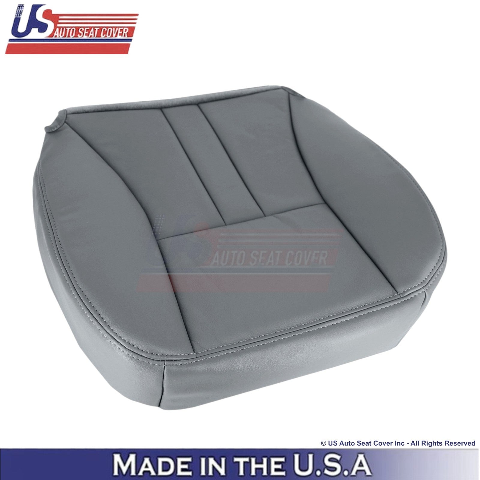 2004-2007 For Chrysler Town & Country Leatherette Passenger Covers Medium Gray