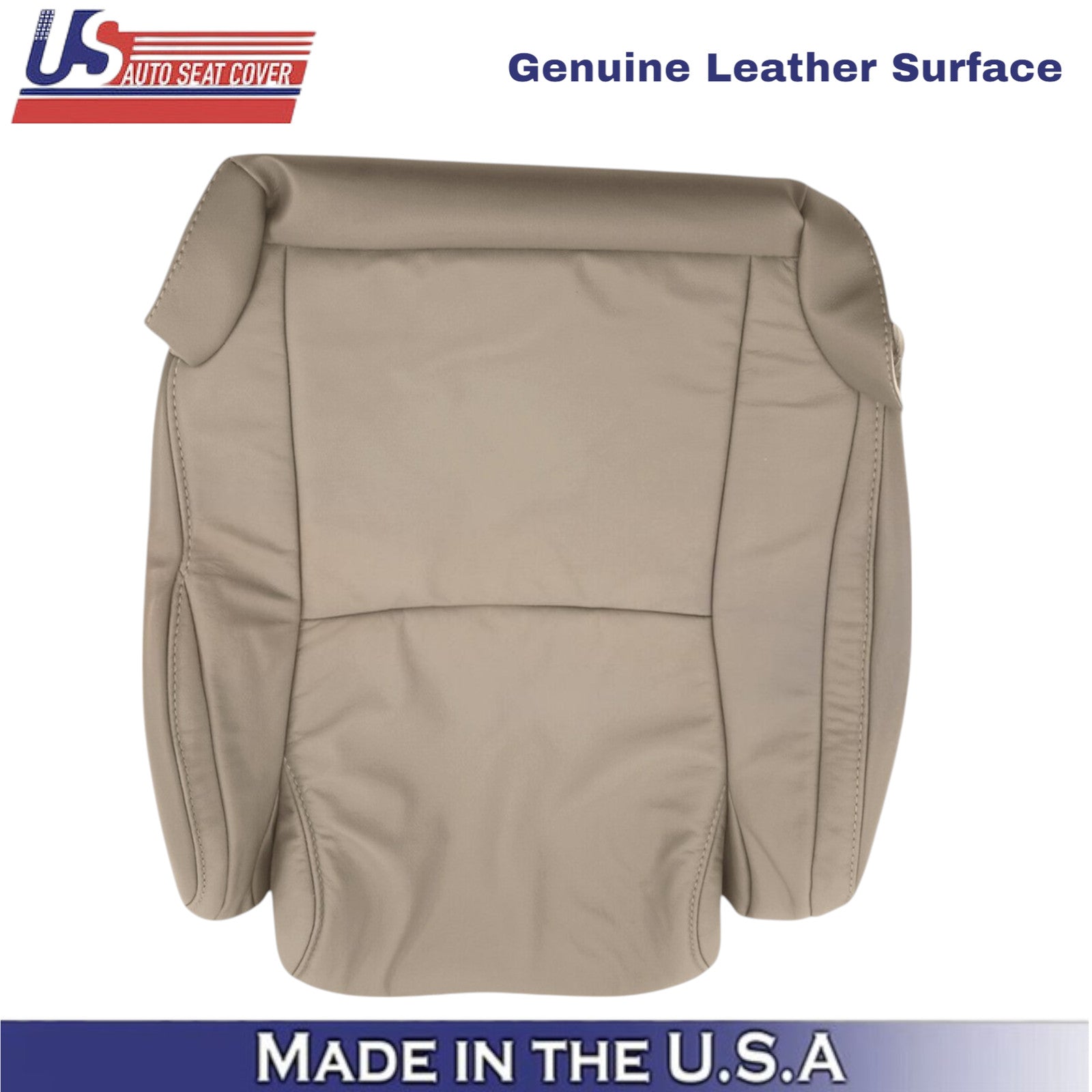 2007-2013 For Toyota Tundra Genuine Leather Passenger Bottom Cover Sand Beige