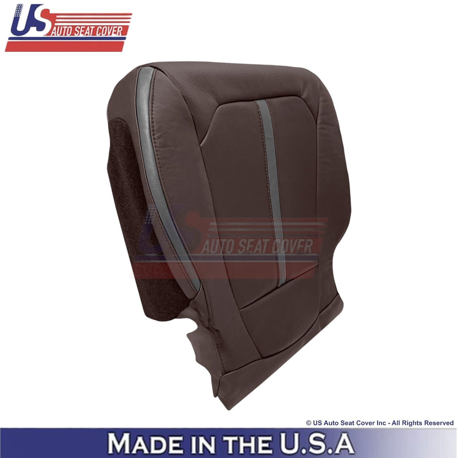 2015-2017 Fits Ford F150 Platinum Genuine Leather Front Bottom Covers Brunello