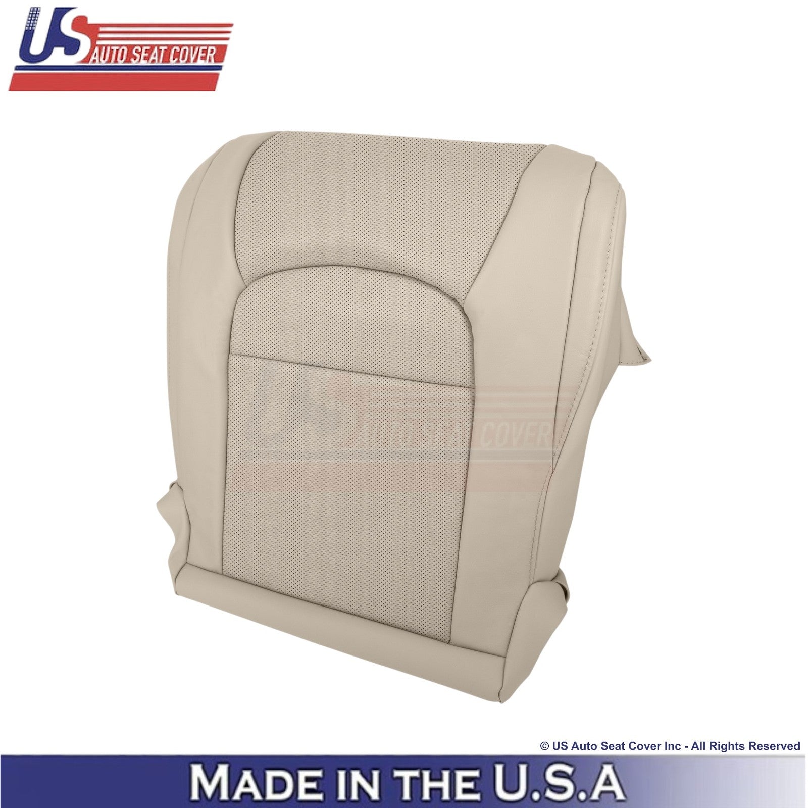 2008-2021 For Toyota Land Cruiser Leatherette Perf. Front Bottom Covers Sand