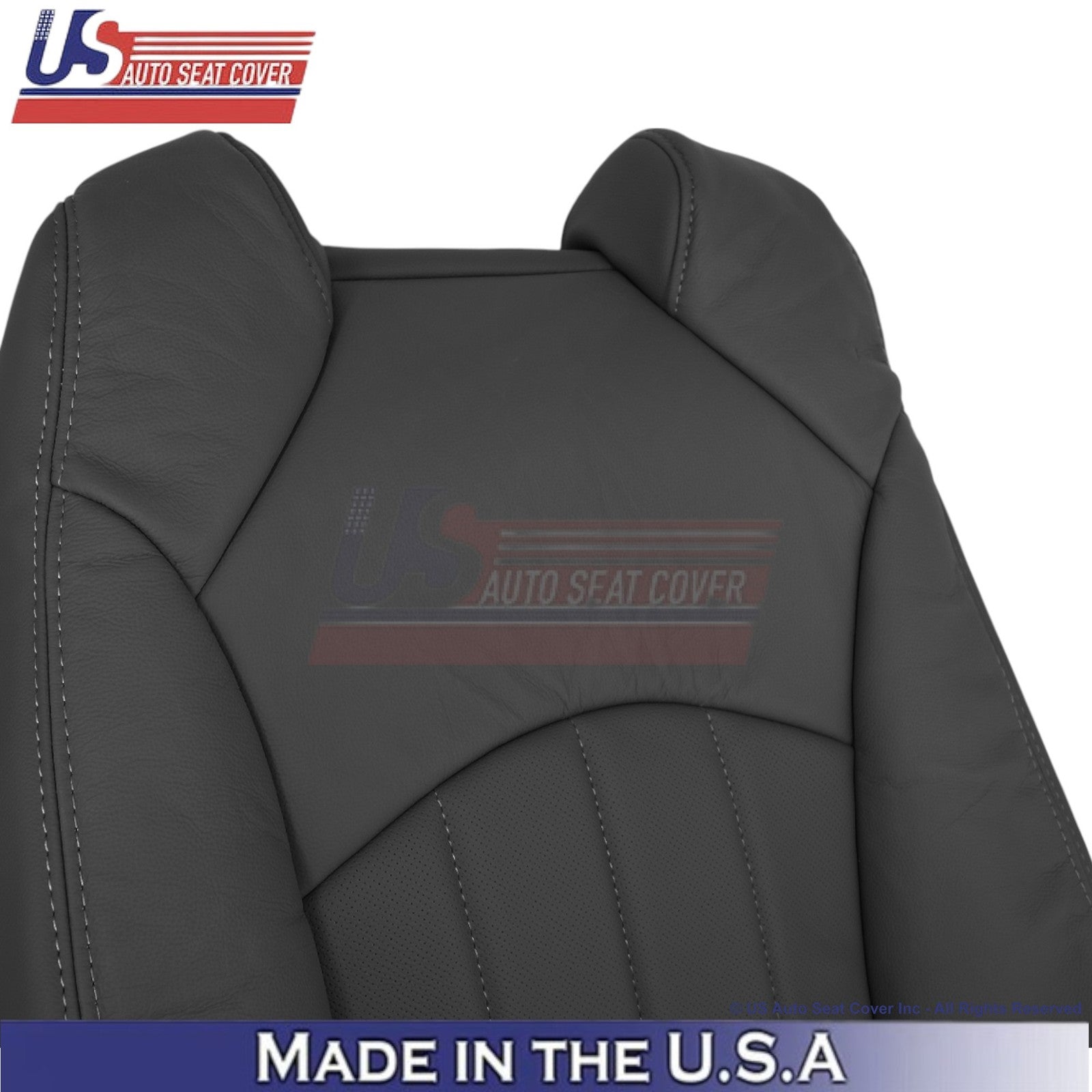 2013-2017 For Buick Enclave Leatherette Passenger Replacement Seat Covers Ebony