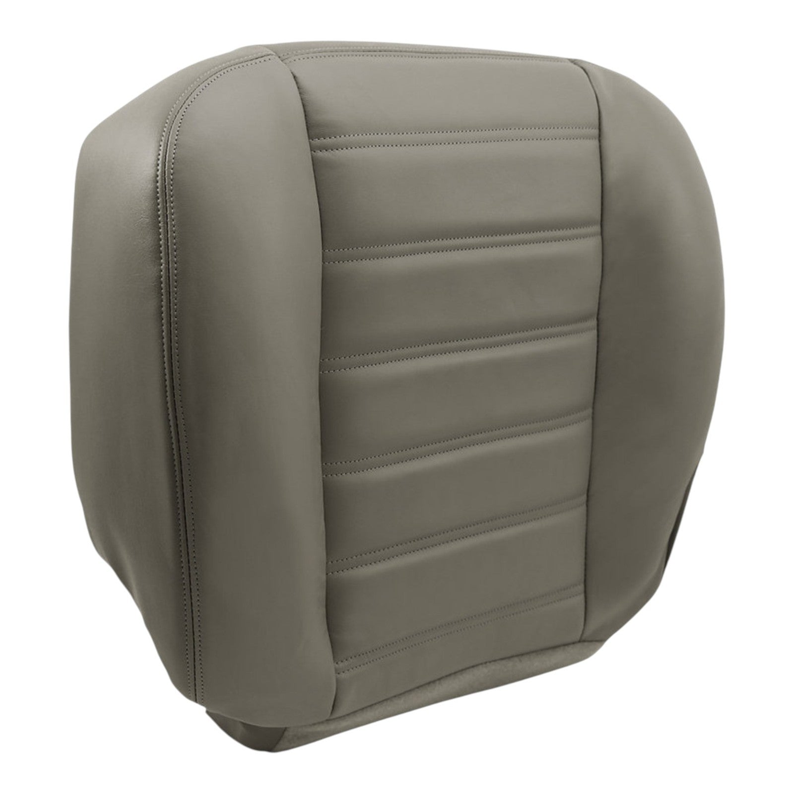 2003-2007 For Hummer H2 Leatherette Passenger Bottom Seat Cover Wheat Gray