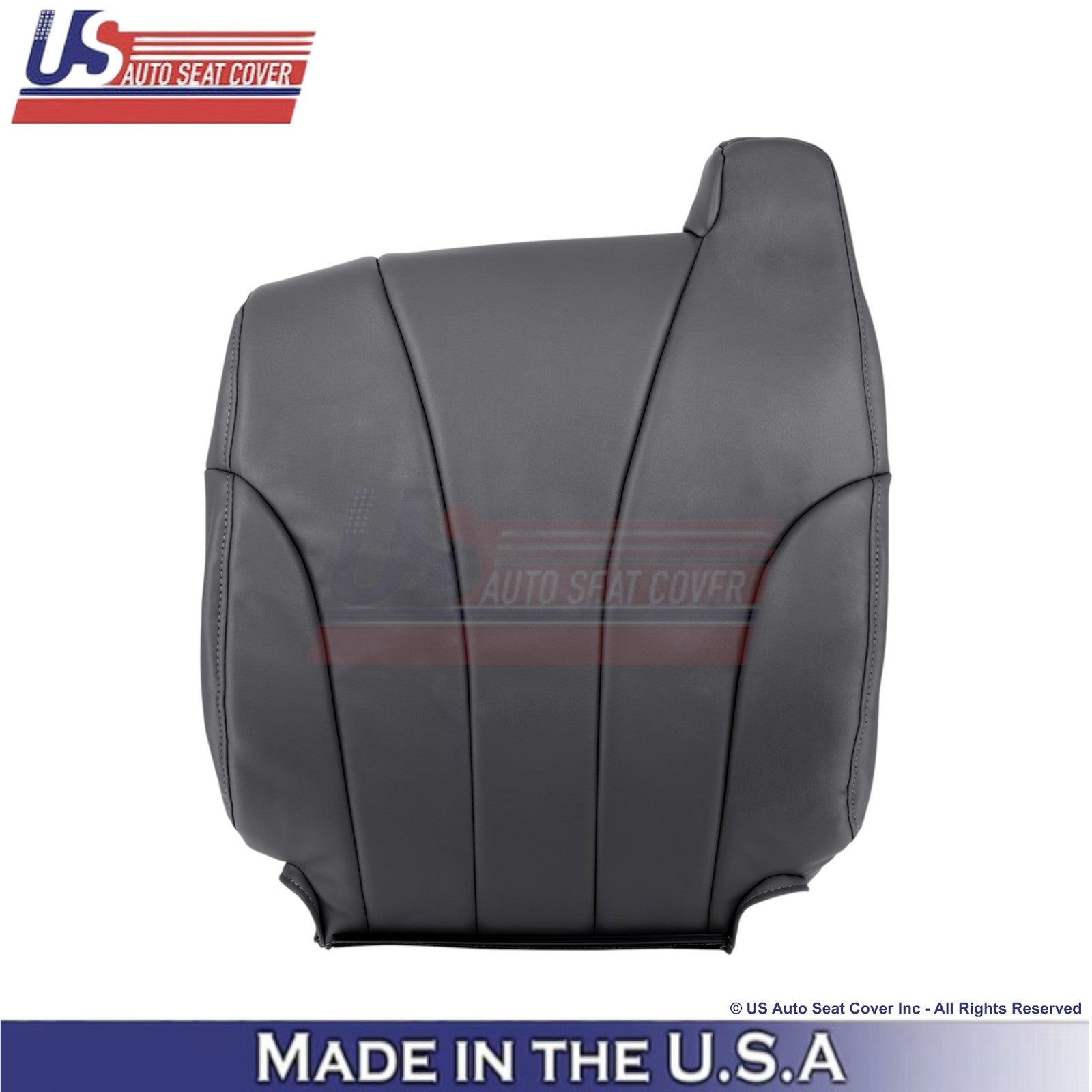 1999-2002 For Chevy Silverado W/T Leatherette Driver Top Cover Dark Graphite