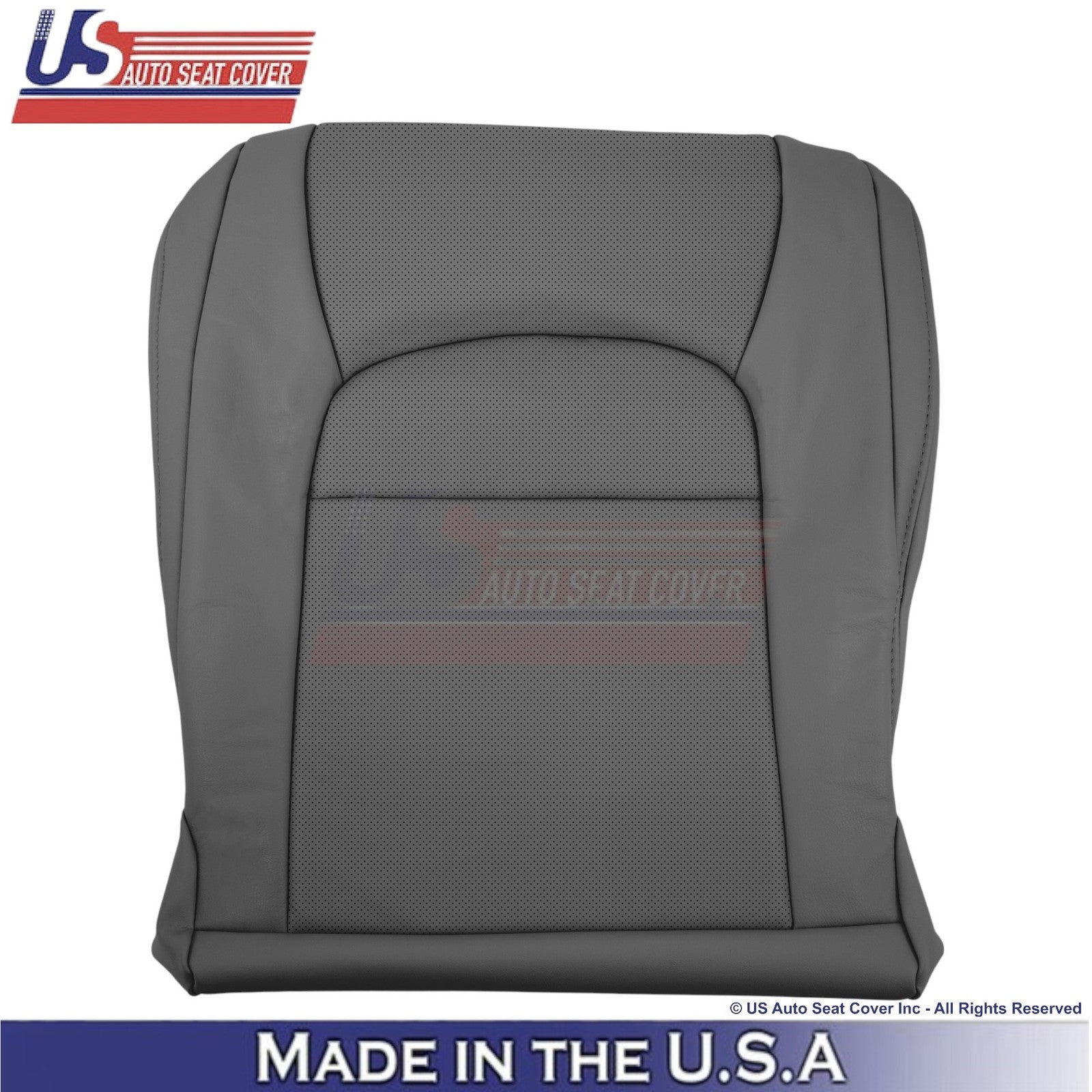 08-21 For Toyota Land Cruiser Genuine Leather Perf. Passenger Bottom Cover Gray