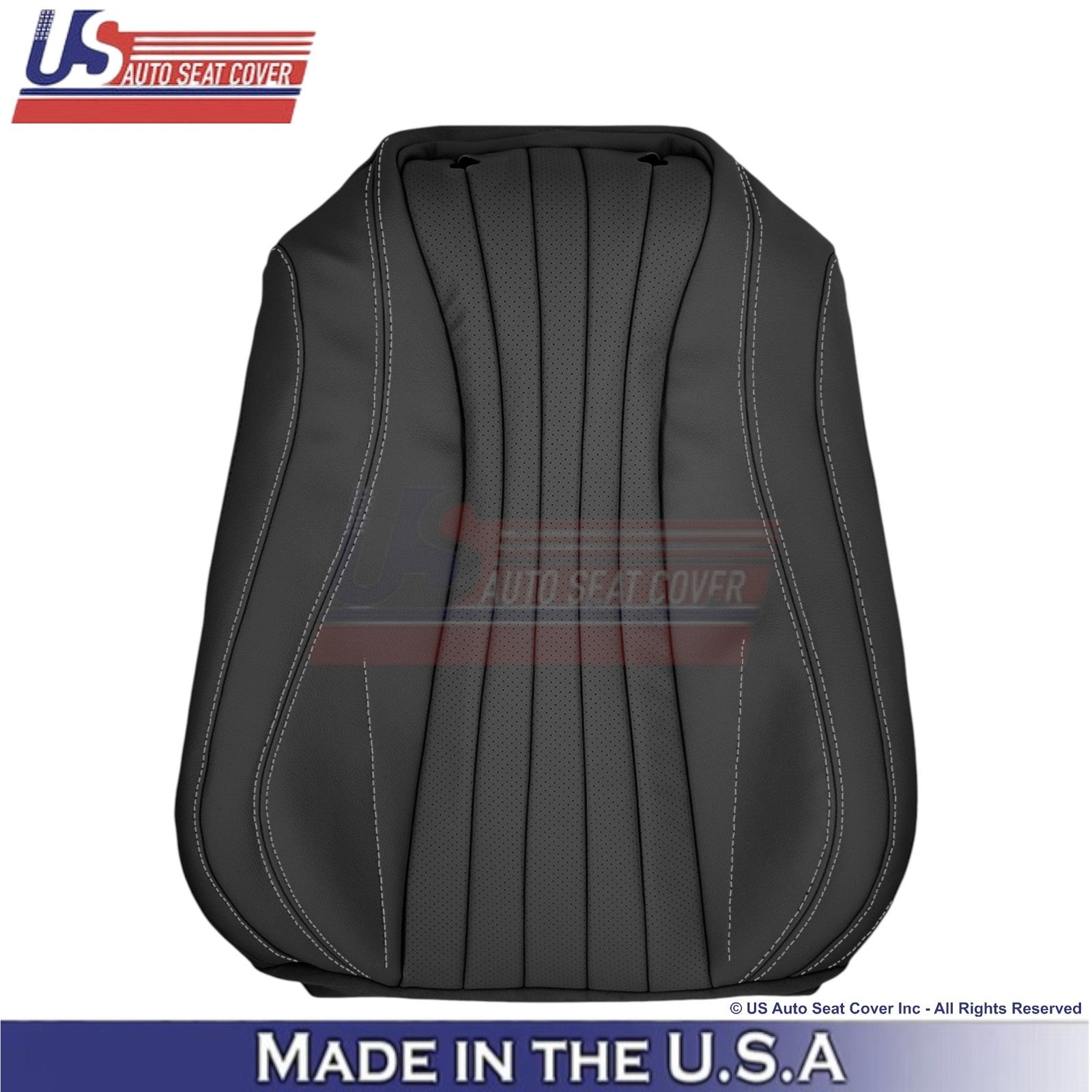 2017-2023 For Mercedes Benz E-Class Genuine Leather Driver Top Seat Cover Black