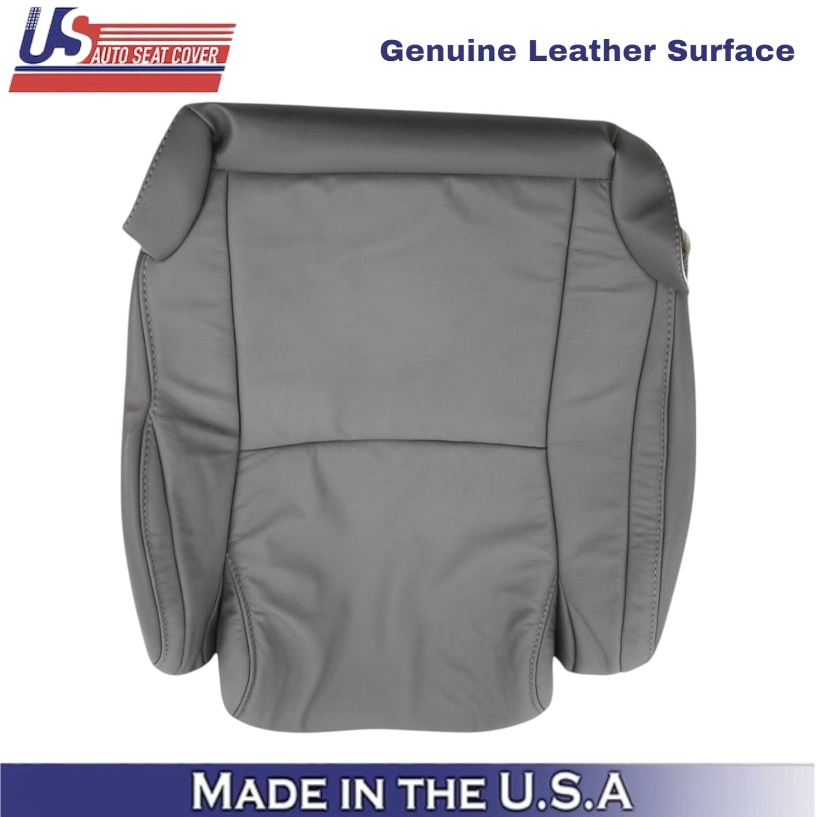2007-2013 For Toyota Tundra Genuine Leather Passenger Bottom Cover Graphite Gray