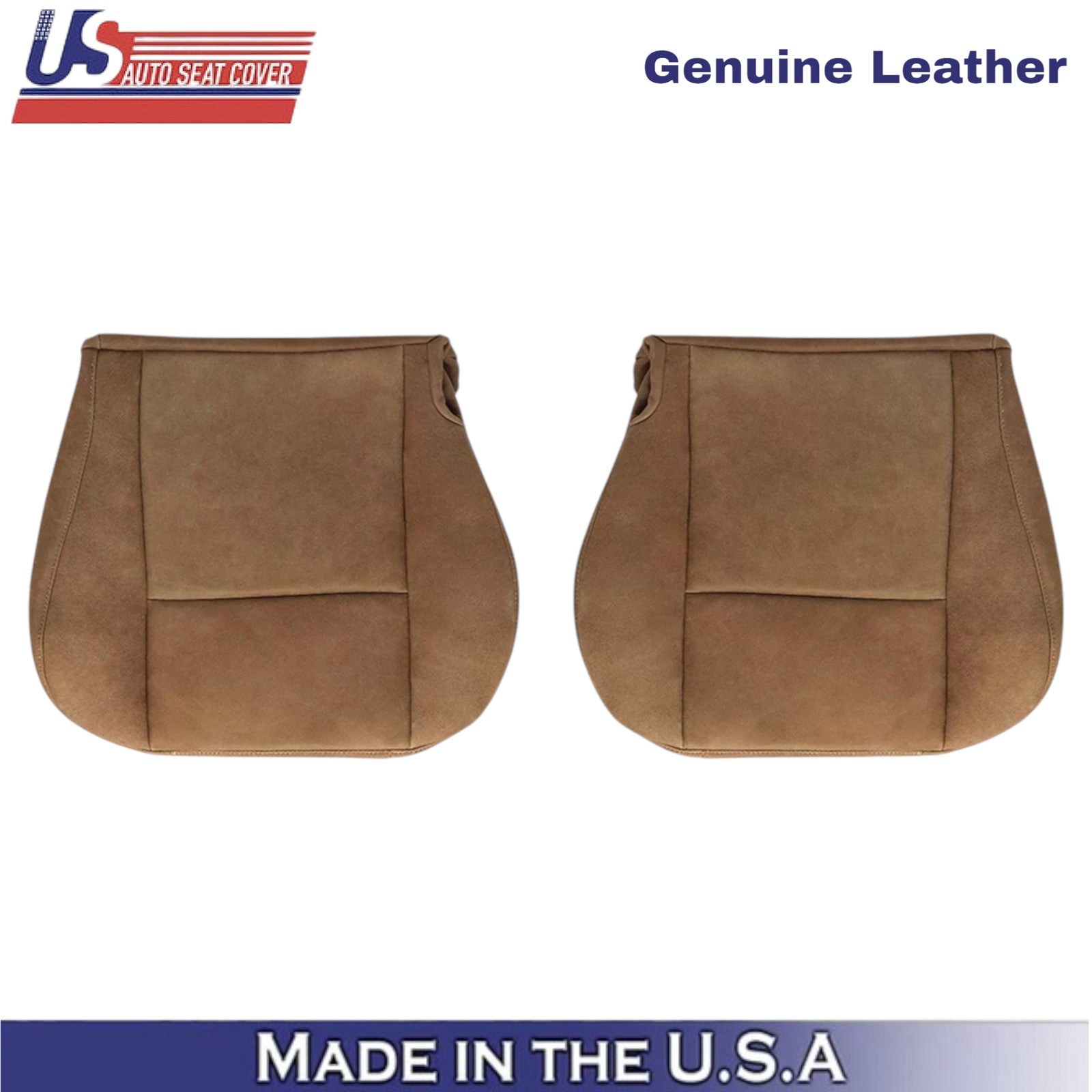 2001-2003 For Ford F150 King Ranch Leather Front Bottom Replacement Seat Covers