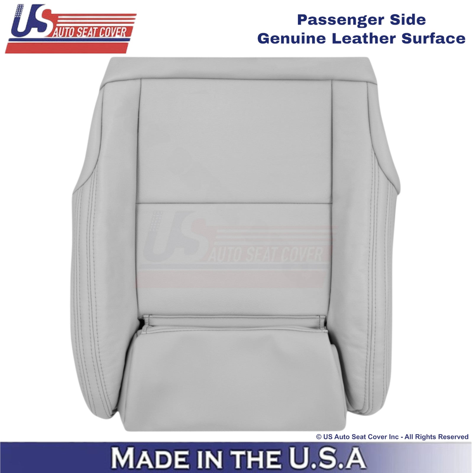 2016-2019 For Mercedes-Benz CLA250 Passenger Bottom Genuine Leather Cover Gray
