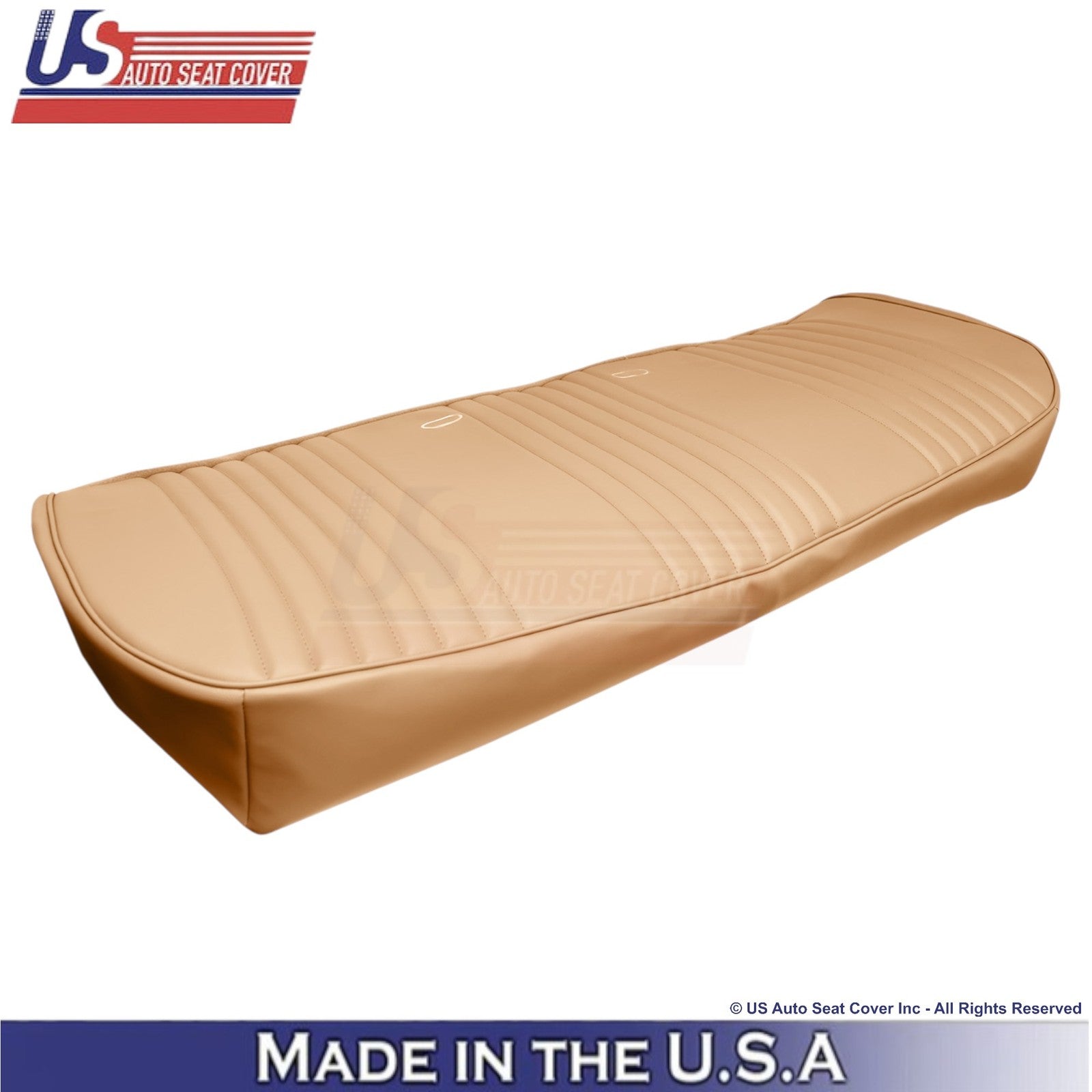 1987-1997 Fits Ford F150 Leatherette Bench Bottom Replacement Cover Medium Mocha