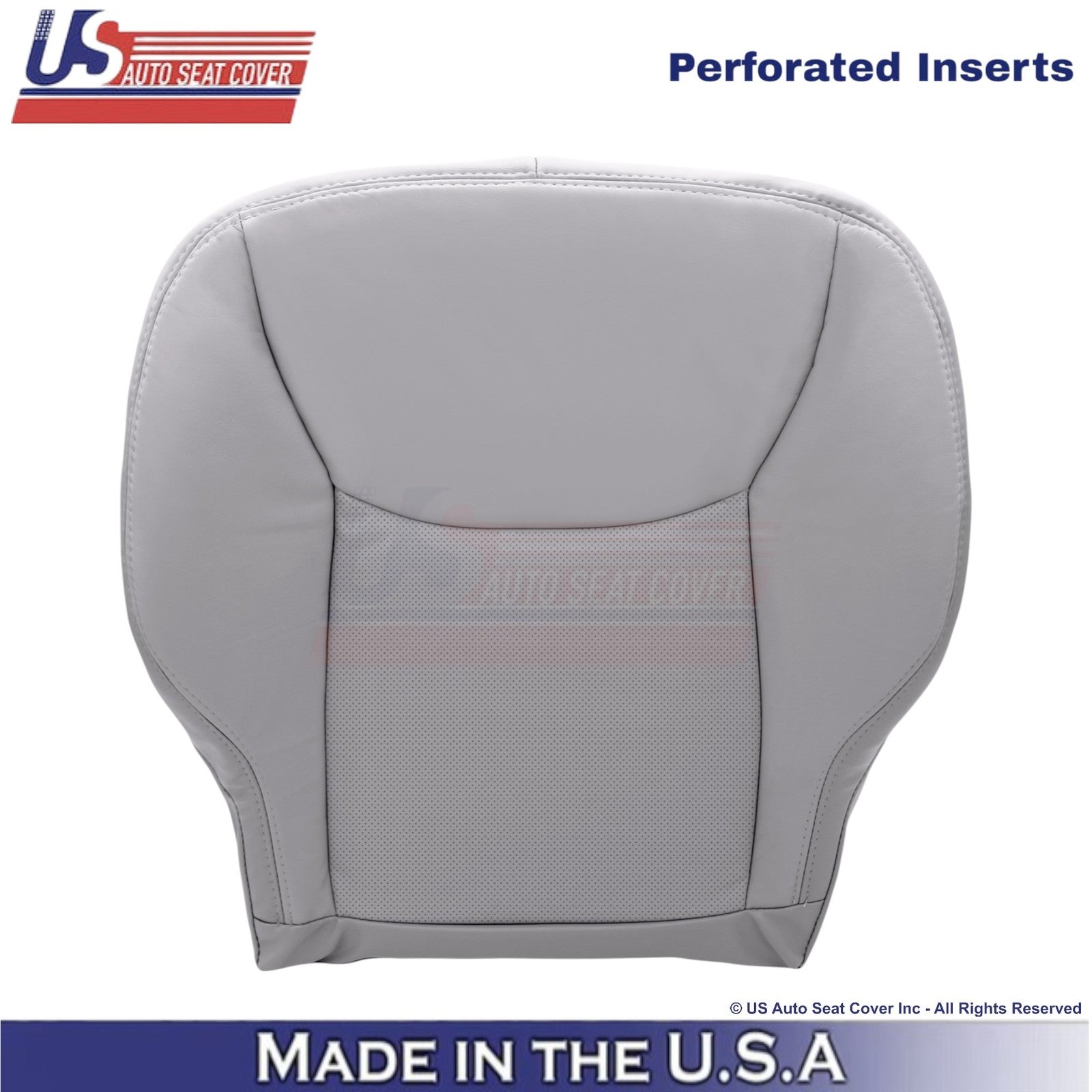1999-2006 Fits Mercedes-Benz S-Class Leather Half Perf. Driver Bottom Cover Gray