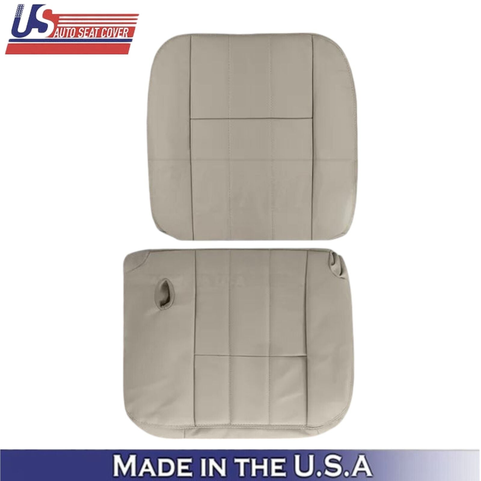 2003-2005 For Mercury Grand Marquis Leatherette Driver Seat Covers Med Parchment