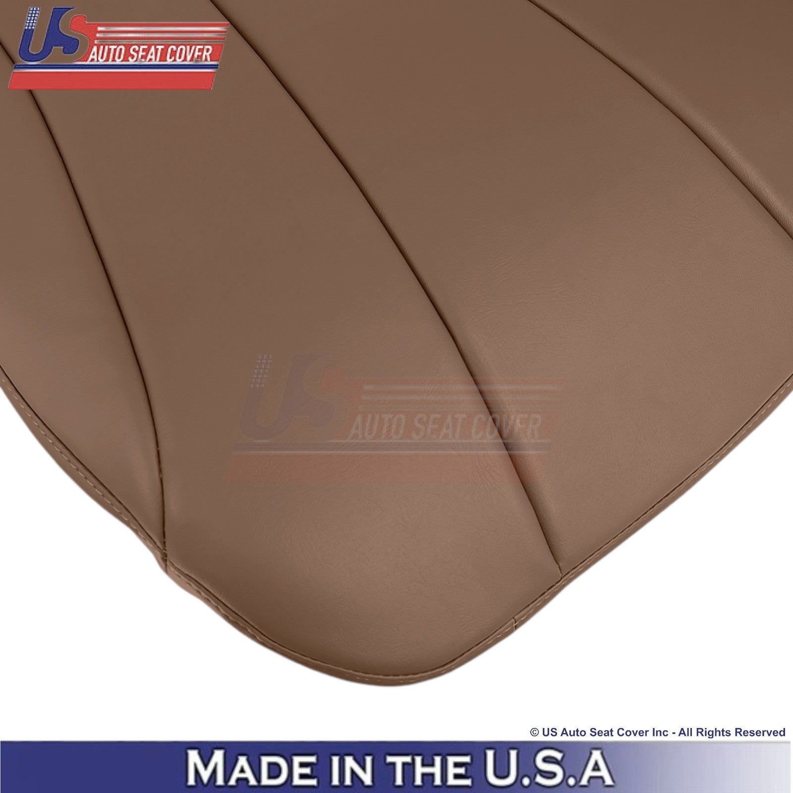 1999-2000 For Chevy Silverado W/T Leatherette Driver Side Covers Medium Dark Oak