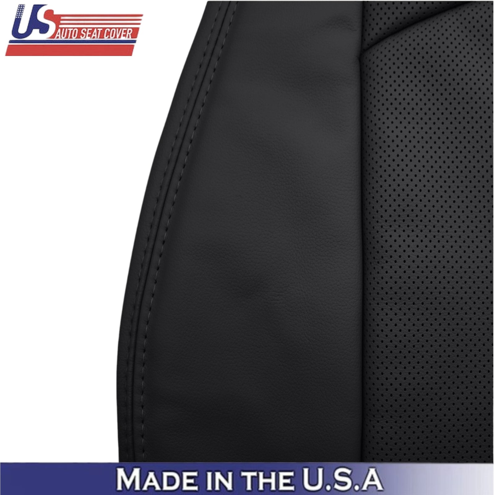 2002-2009 For Mercedes-Benz E-Class Genuine Leather Driver Seat Covers Black