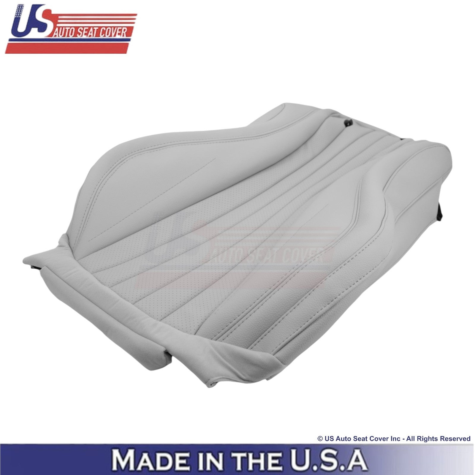 2021-2023 Fits Mercedes Benz E-Class Leatherette Front Top Seat Covers Gray