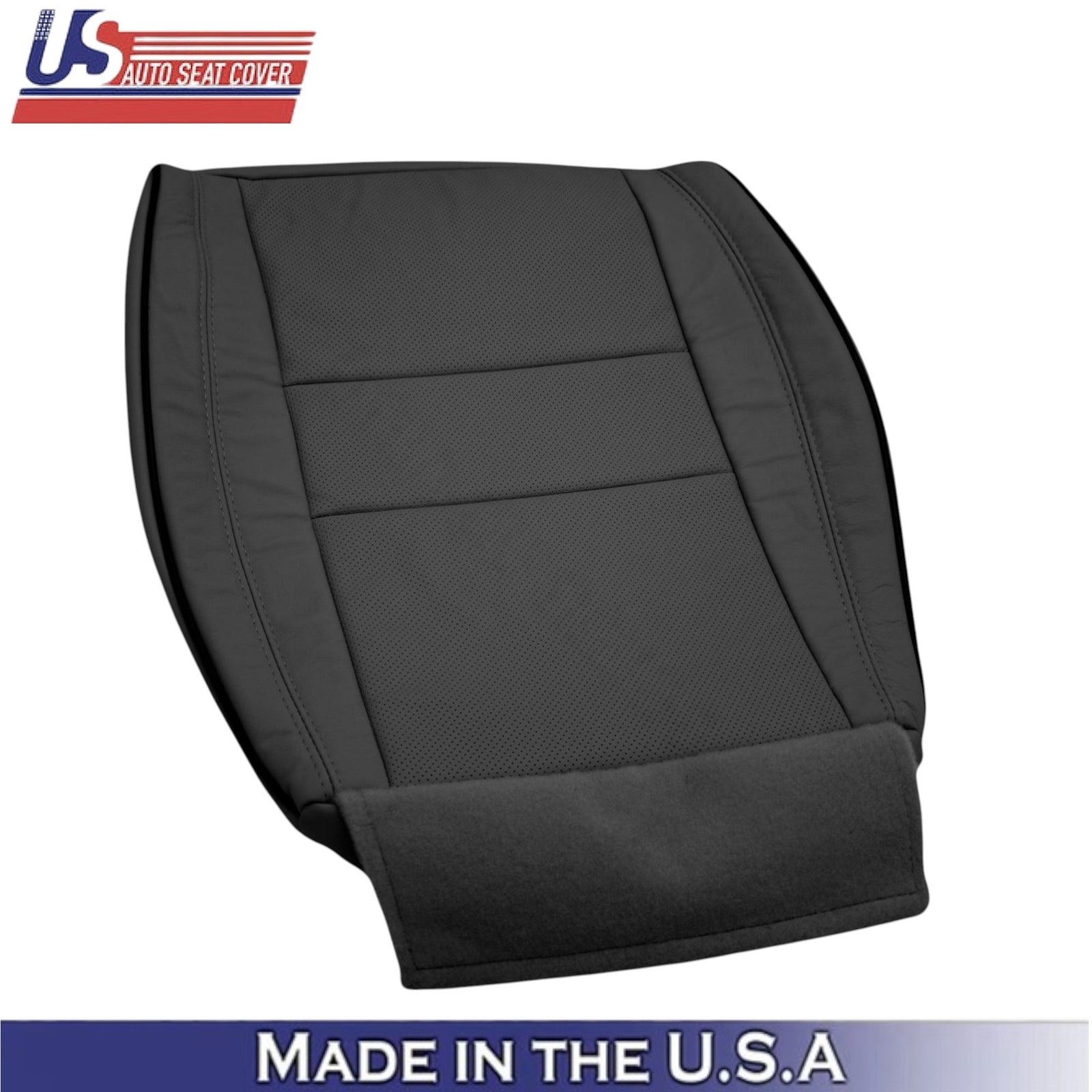 2011-2021 For Jeep Grand Cherokee Genuine Leather Passenger Bottom Cover Black