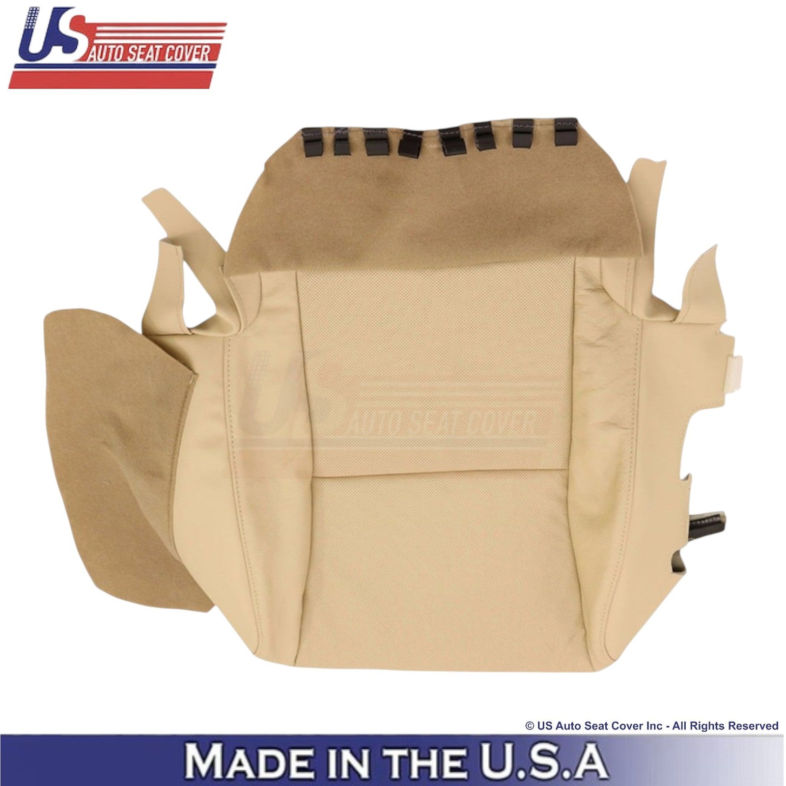 2010-2015 For Lexus RX350 RX450 Leather Perf. Driver Bottom Seat Cover Parchment