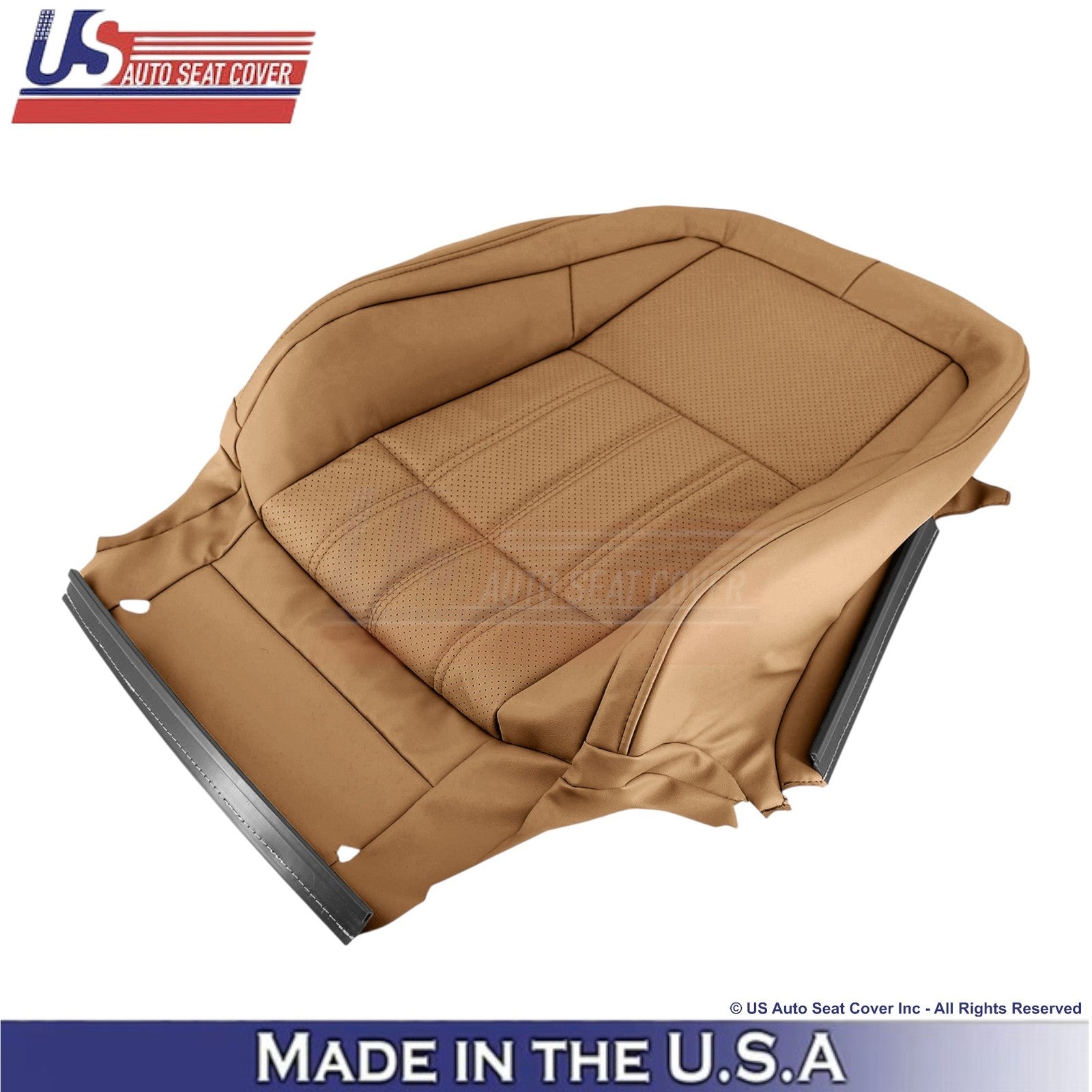 2016-2018 Fits Lexus ES 350 Leatherette Driver Top Replacement Seat Cover Flaxen
