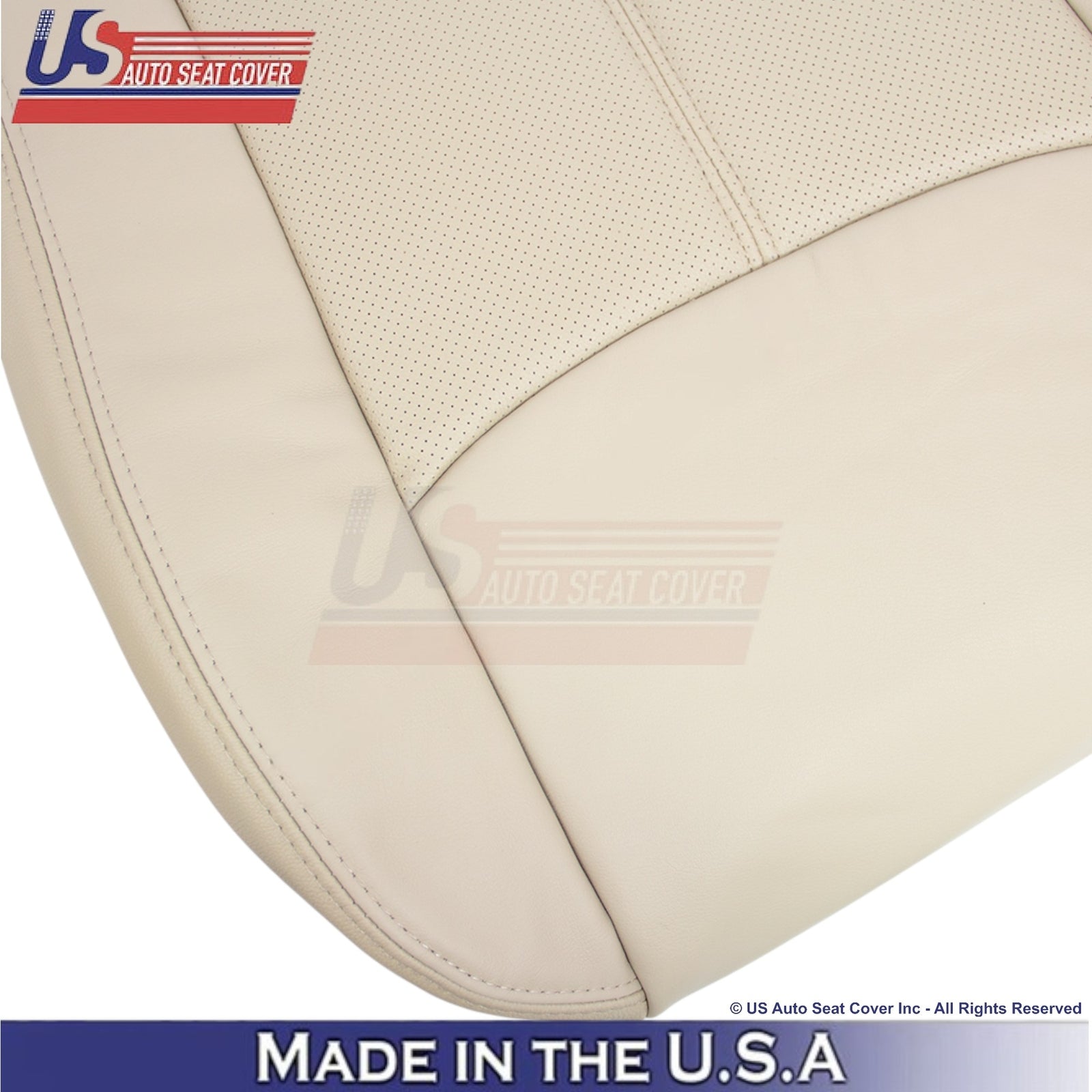2013-2020 For Nissan Pathfinder Leather Passenger Replacement Seat Covers Almond