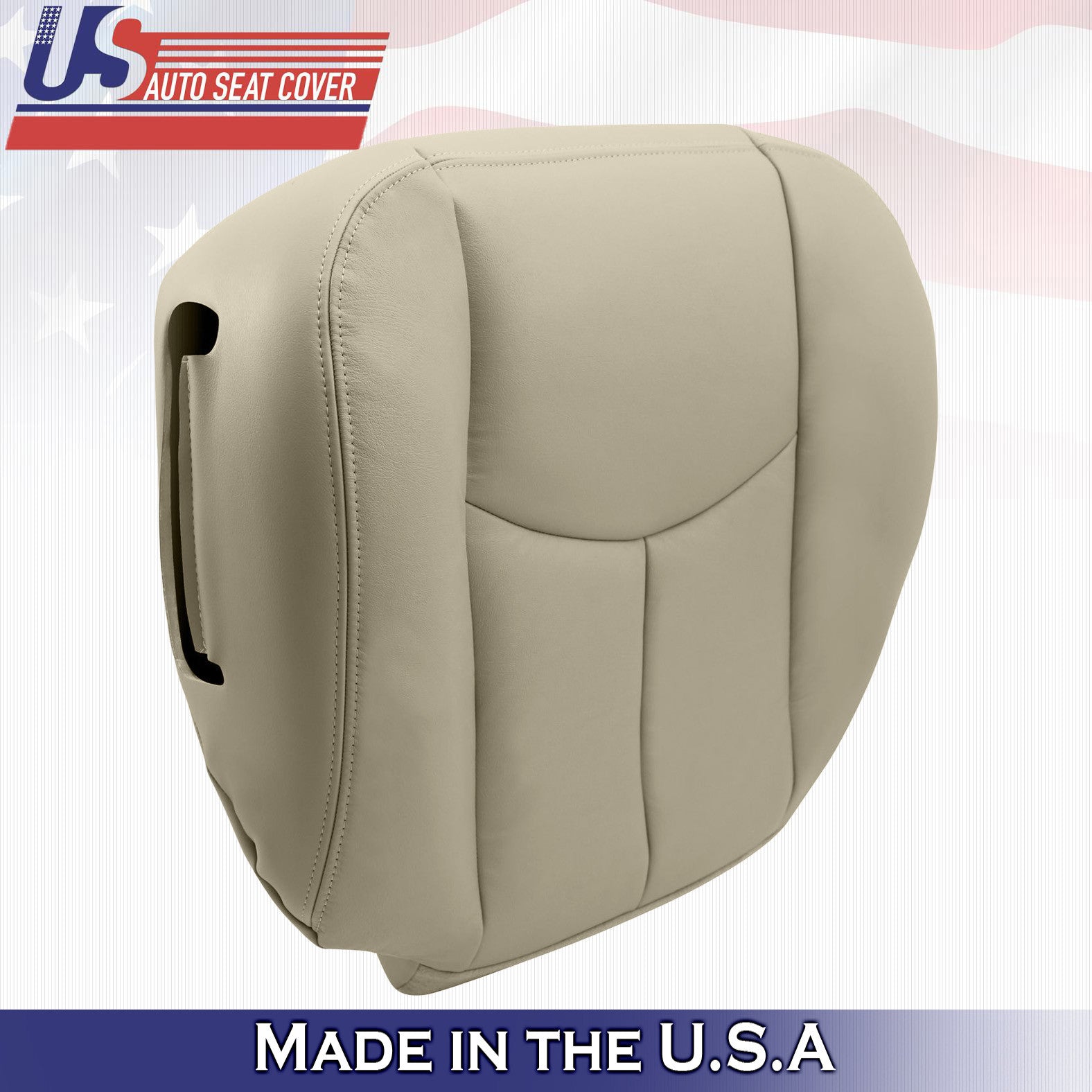 2003 2004 2005 & 06 Chevy Tahoe Driver Bottom Seat Cover Shale Light Tan 522 52i
