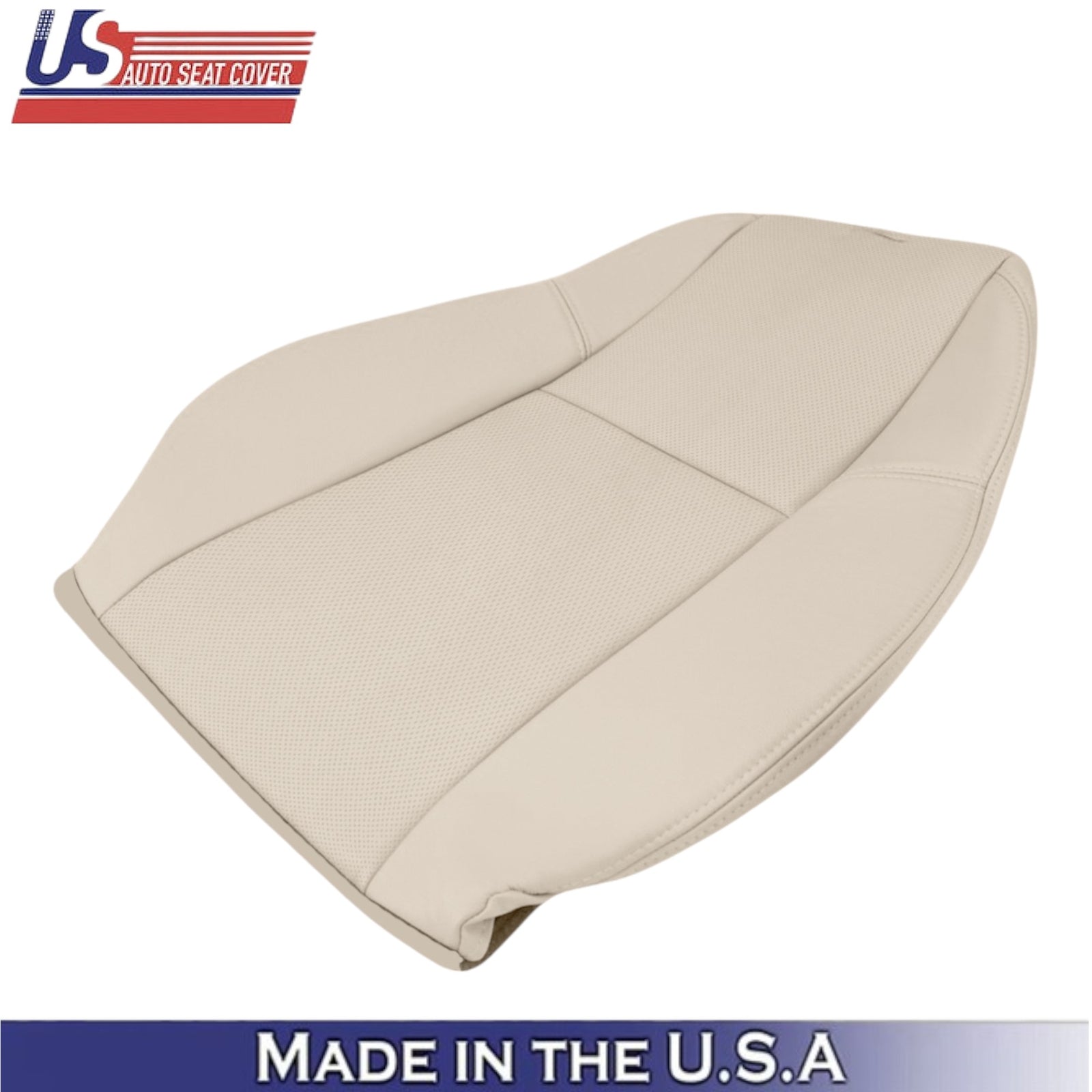 2007-2008 For Cadillac Escalade Genuine Leather Front Covers Very Light Cashmere
