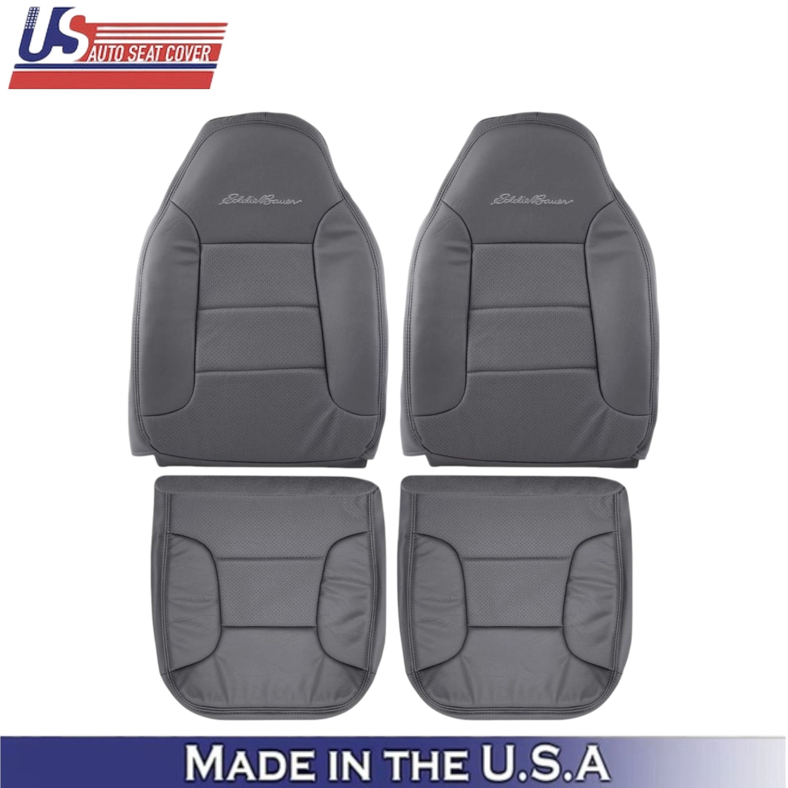 1993 1994 1995 1996 Ford Bronco Eddie Bauer Replacement Seat Cover Dark Graphite