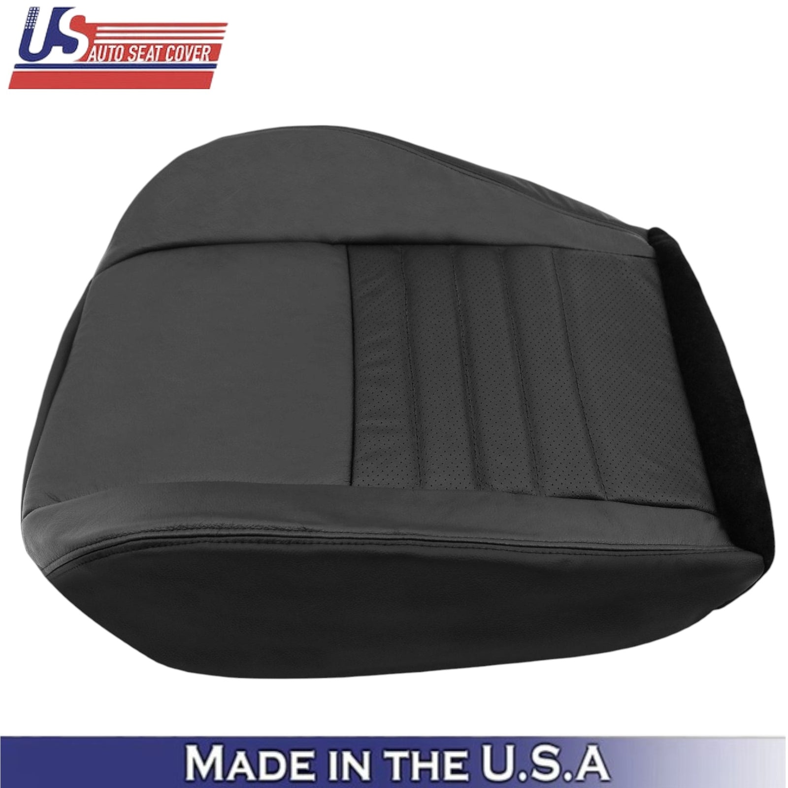 1999-2004 For Ford Mustang GT Leatherette Passenger Seat Covers Dark Charcoal