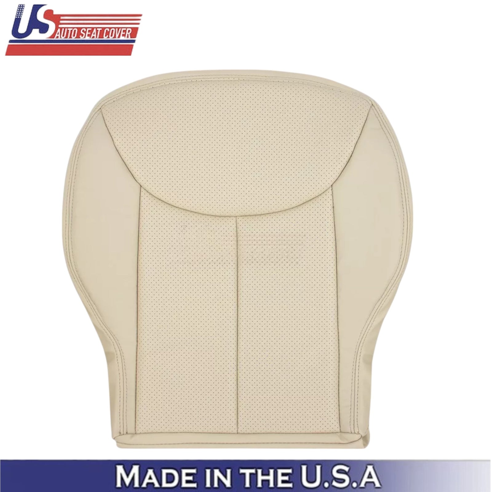 2003-2007 for Mercedes Benz R230 SL500 Driver Seat Covers Genuine Leather Beige