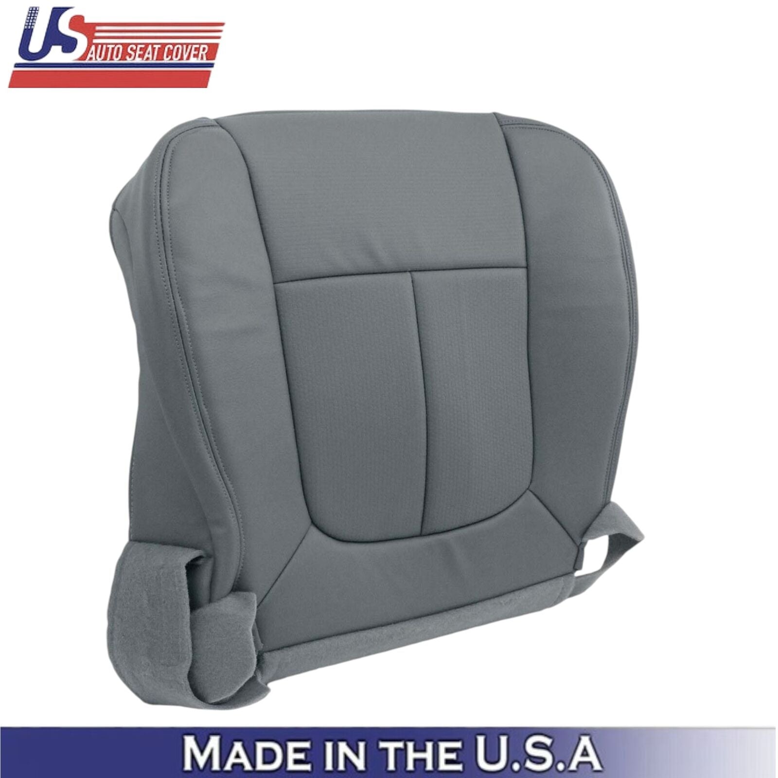 2011-2016 For Ford F250 F350 XL Work Truck Leatherette Front Seat Covers Gray