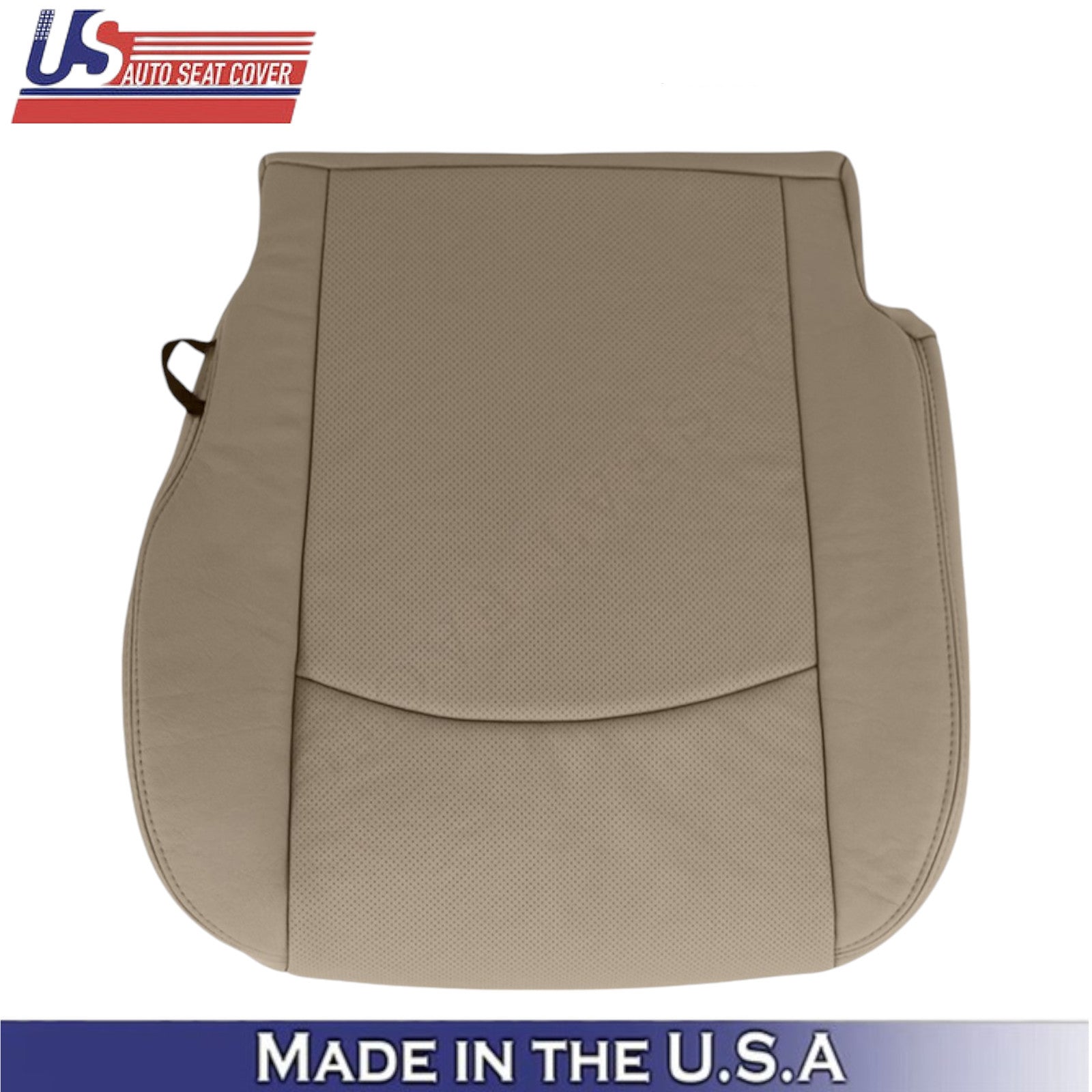2009-2012 For Dodge Ram 1500 Laramie Genuine Leather Passenger Side Covers Tan
