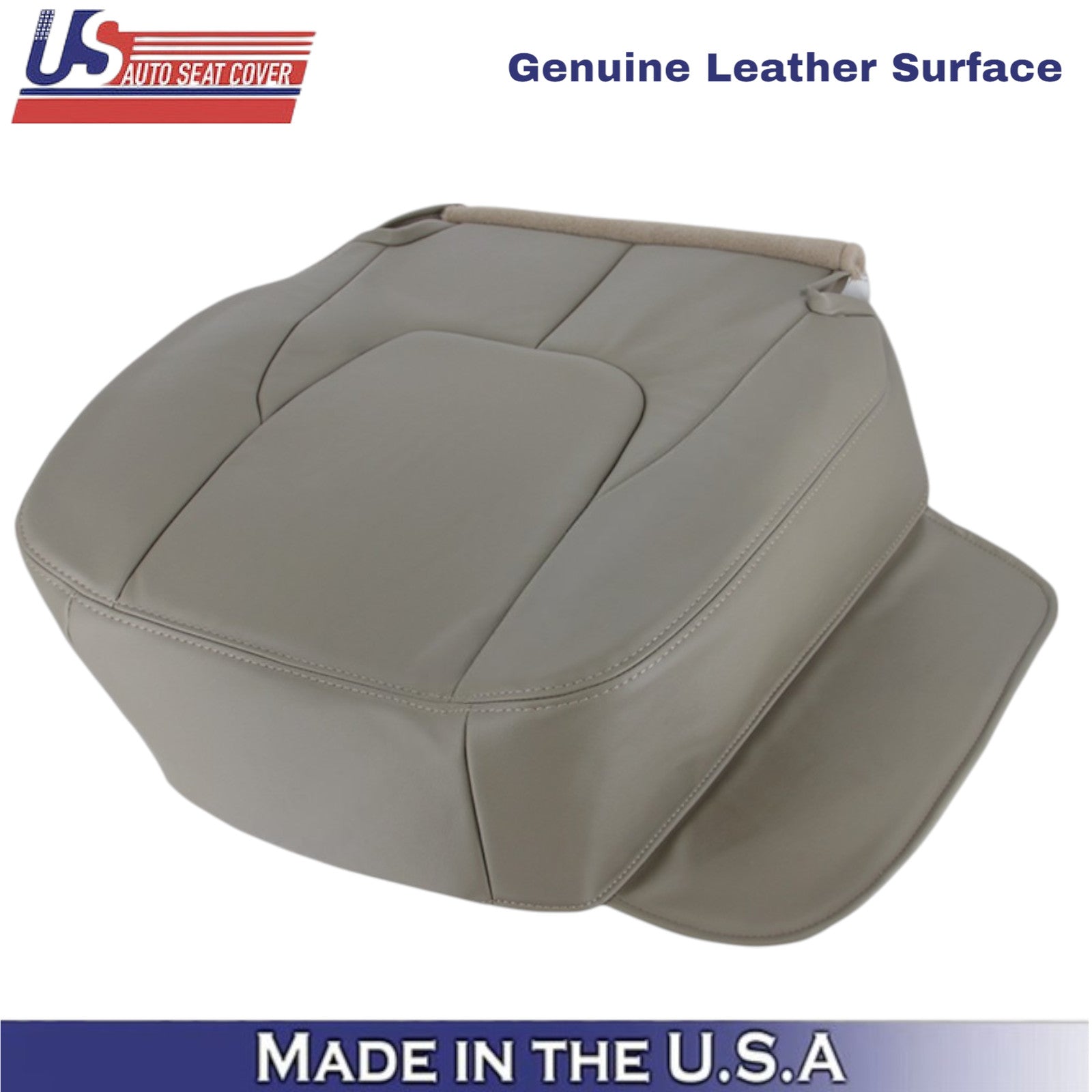 2002-2003 For Dodge Ram 1500 2500 Laramie Leather Driver Side Seat Covers Taupe