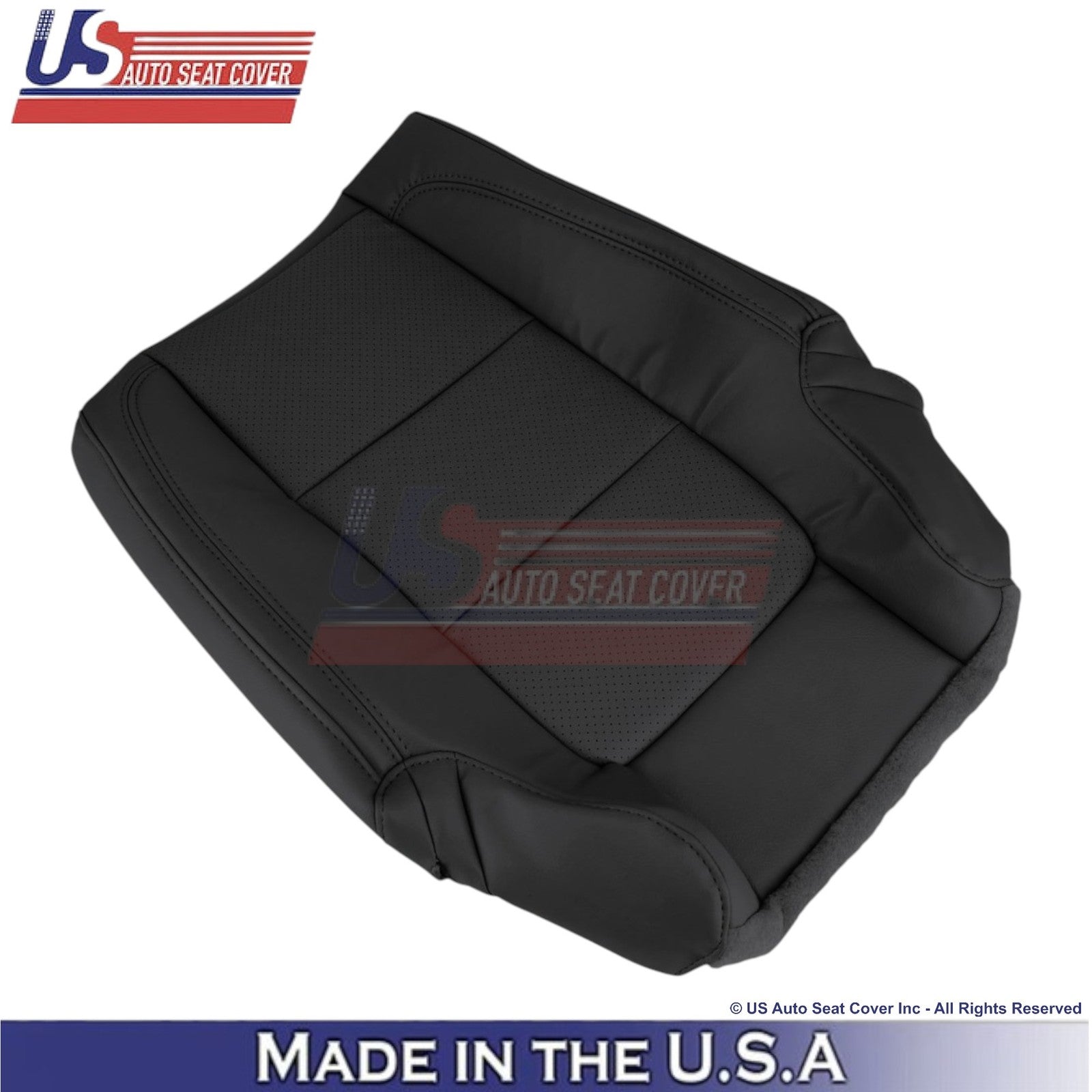 2011-2015 For Ford Explorer 2nd Row Tops Leather Replacement Seat Covers Black