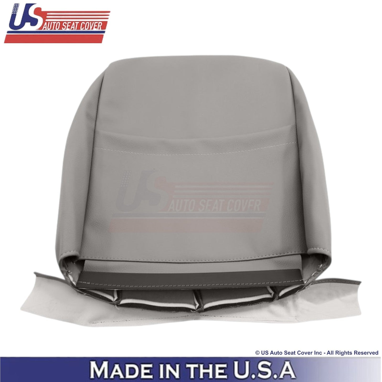 1999-2001 For Jeep Grand Cherokee Leatherette Front Driver Top Seat Cover Taupe