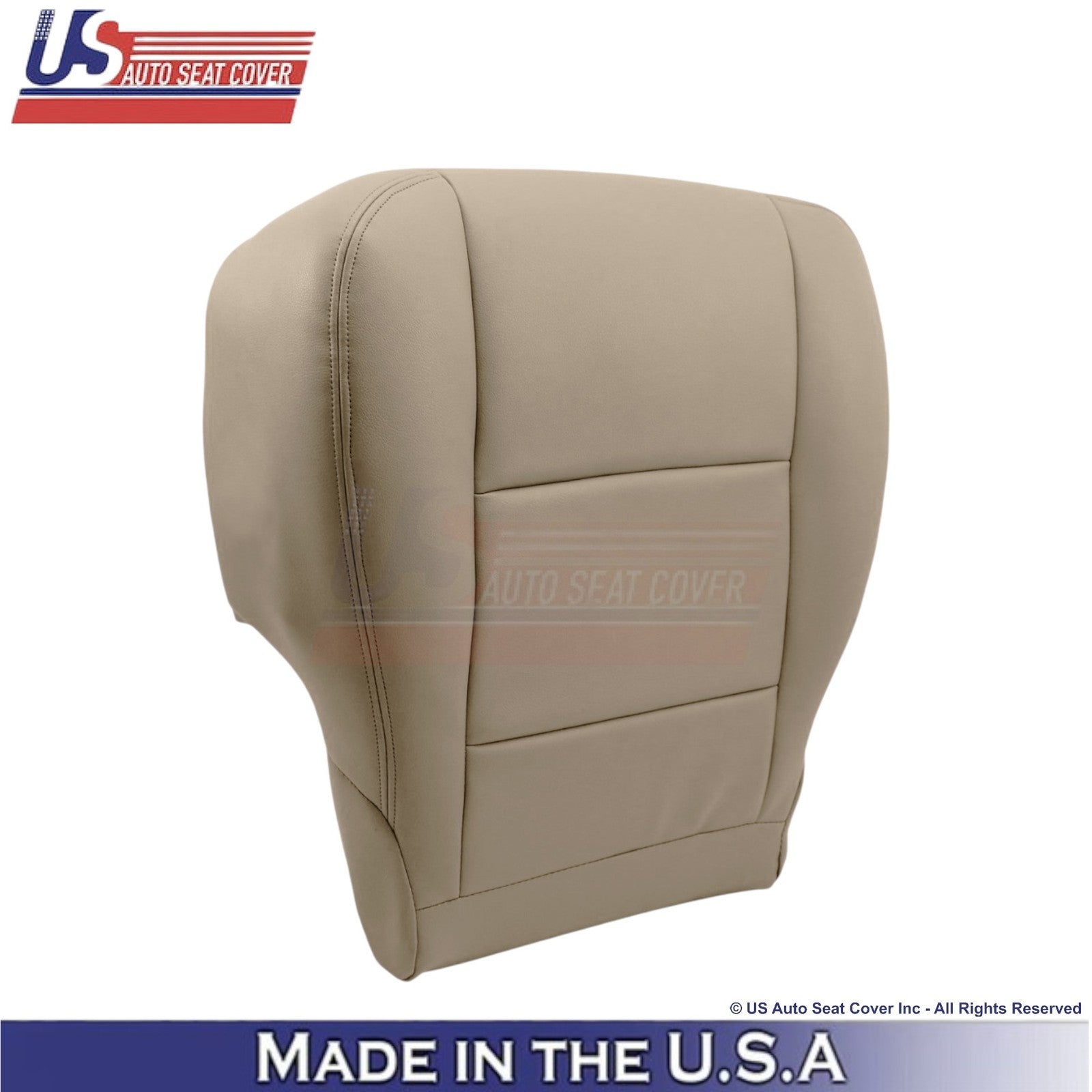 2000-2004 Fits Toyota Tundra Genuine Leather Front Driver Side Seat Covers Tan