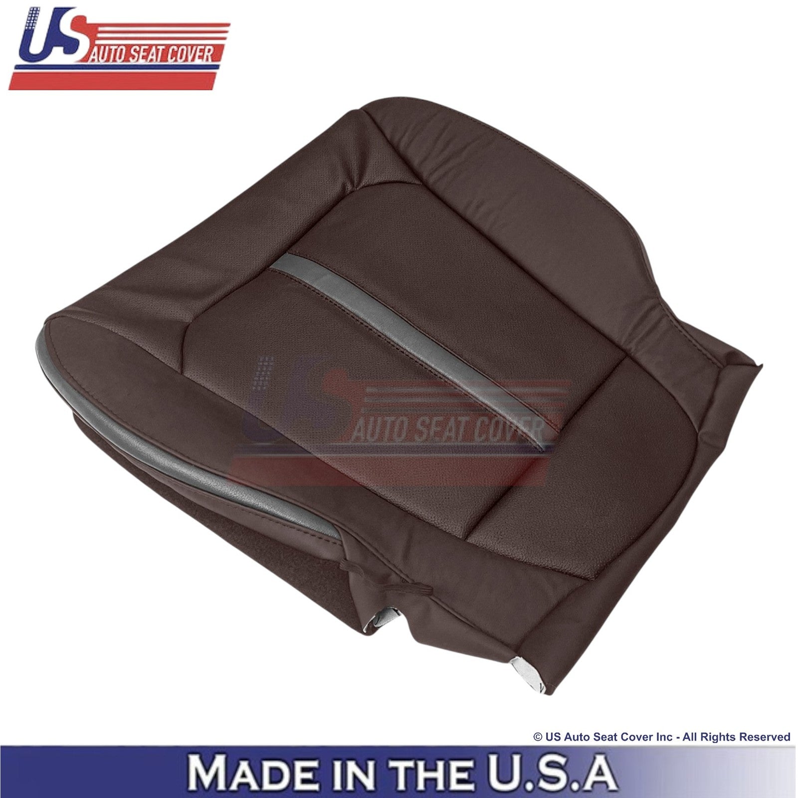 2015-2017 For Ford F150 Platinum Genuine Leather Passenger Bottom Cover Brunello