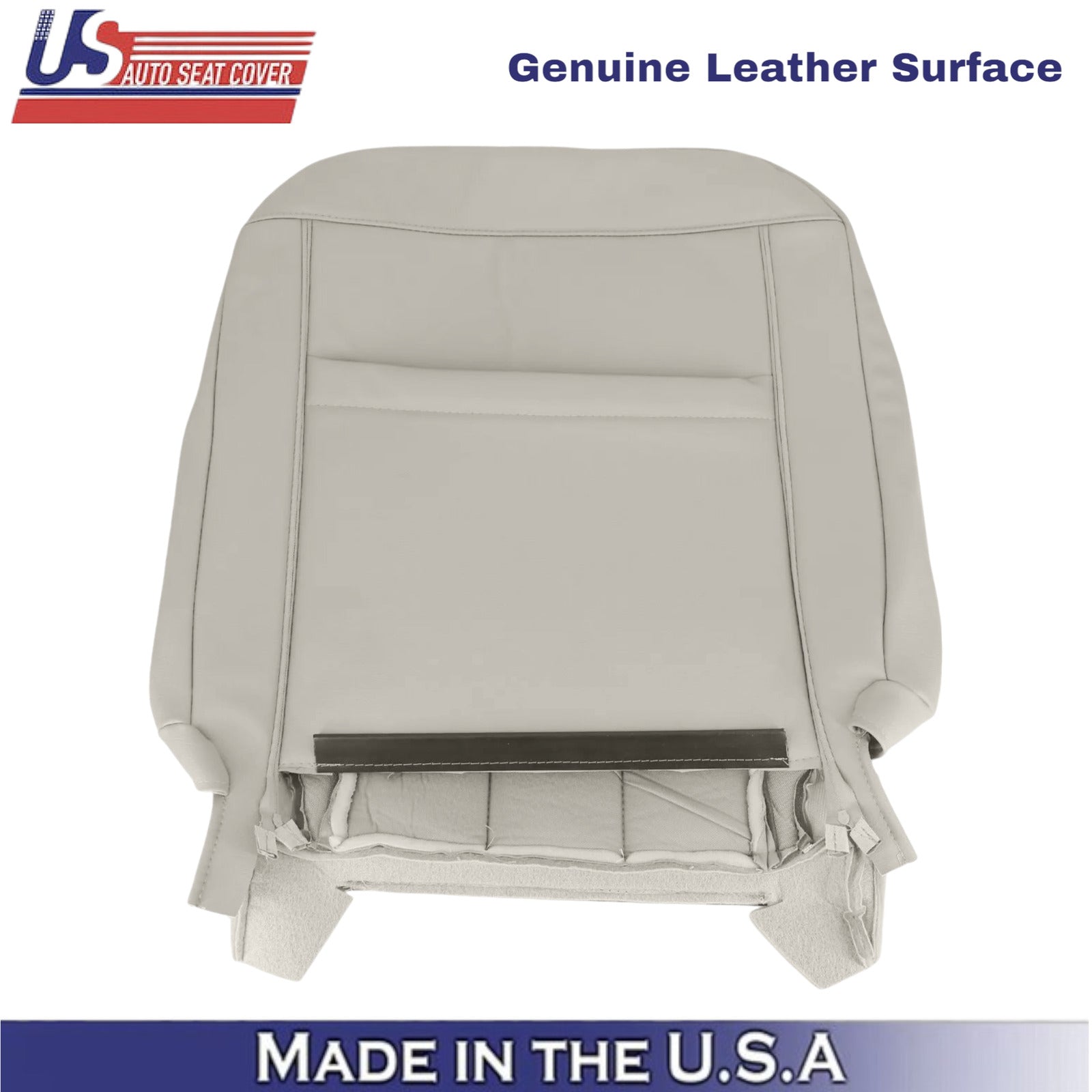 2006-2011 For Mercury Grand Marquis Leather Front Seat Covers Medium Light Stone