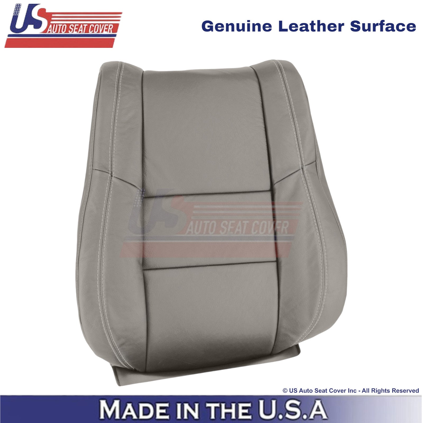 2011-2013 For Dodge Durango Genuine Leather Passenger Covers Medium Graystone