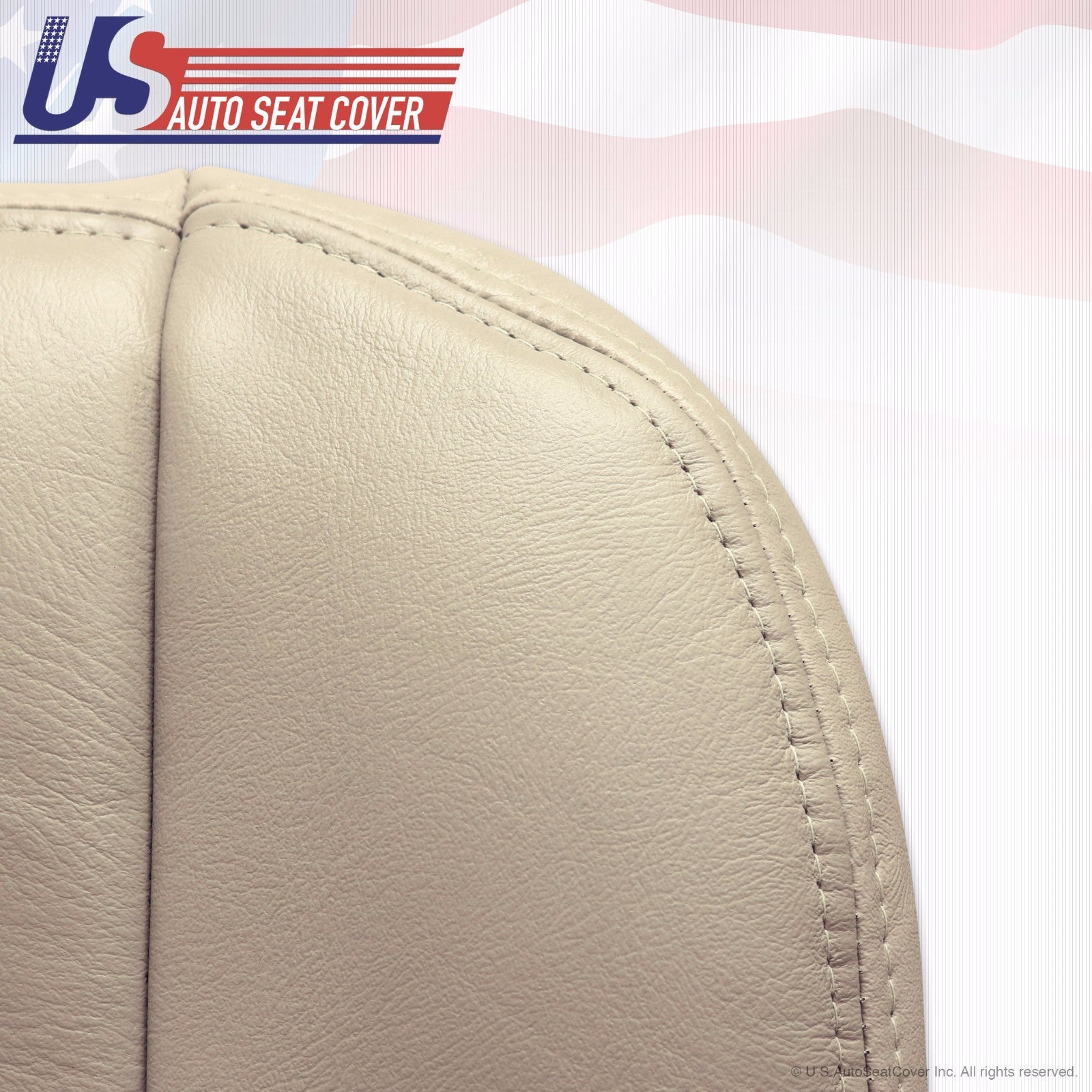 2003 2004 Chevy Tahoe Suburban Leather (Heated) Seat Cover Tan Driver Bottom