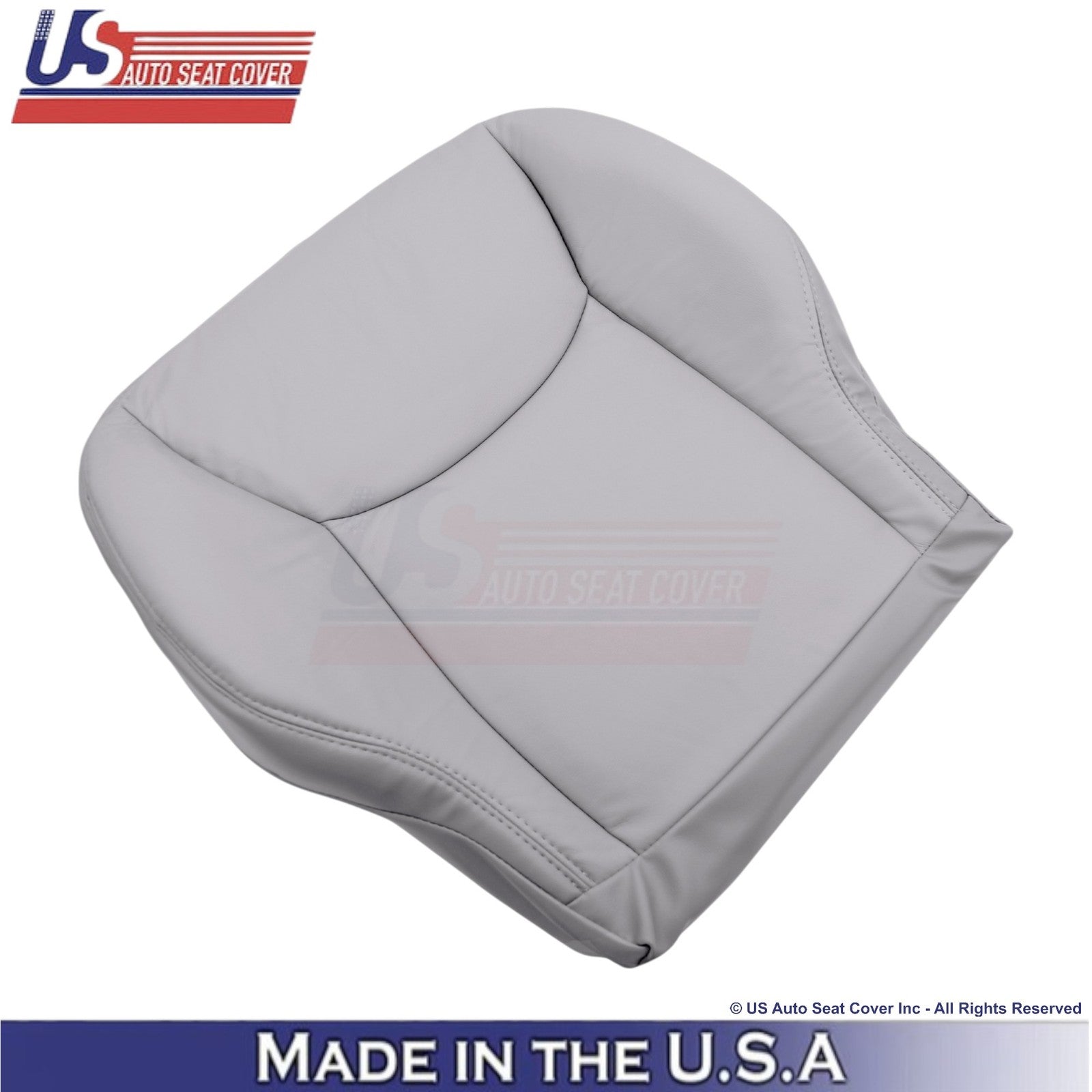 1999-2006 Fits Mercedes-Benz S-Class Genuine Leather Bottom Seat Covers Ash Gray