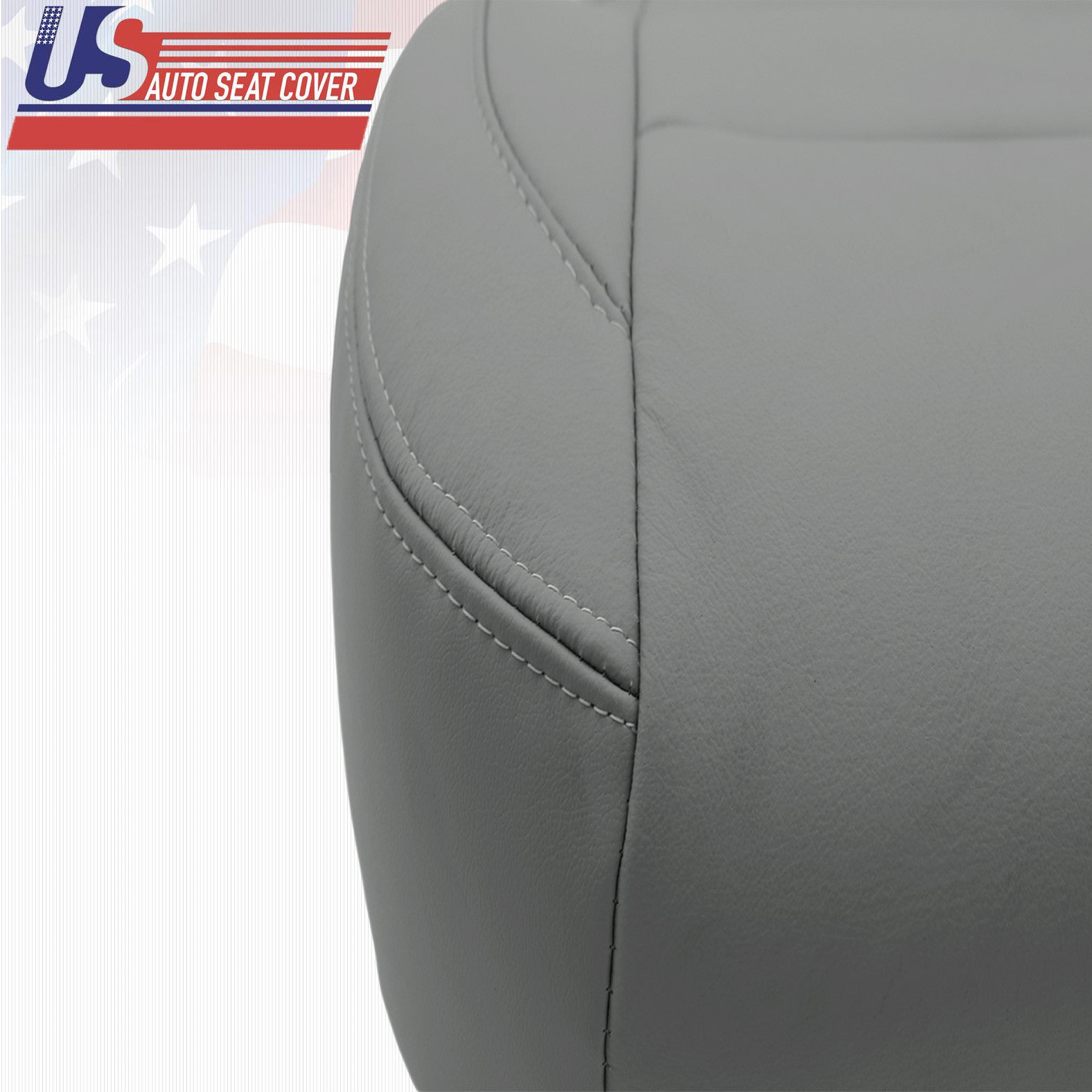2005 2006 2007 2008 Driver bottom Leather Seat Cover for Nissan Titan SE Gray