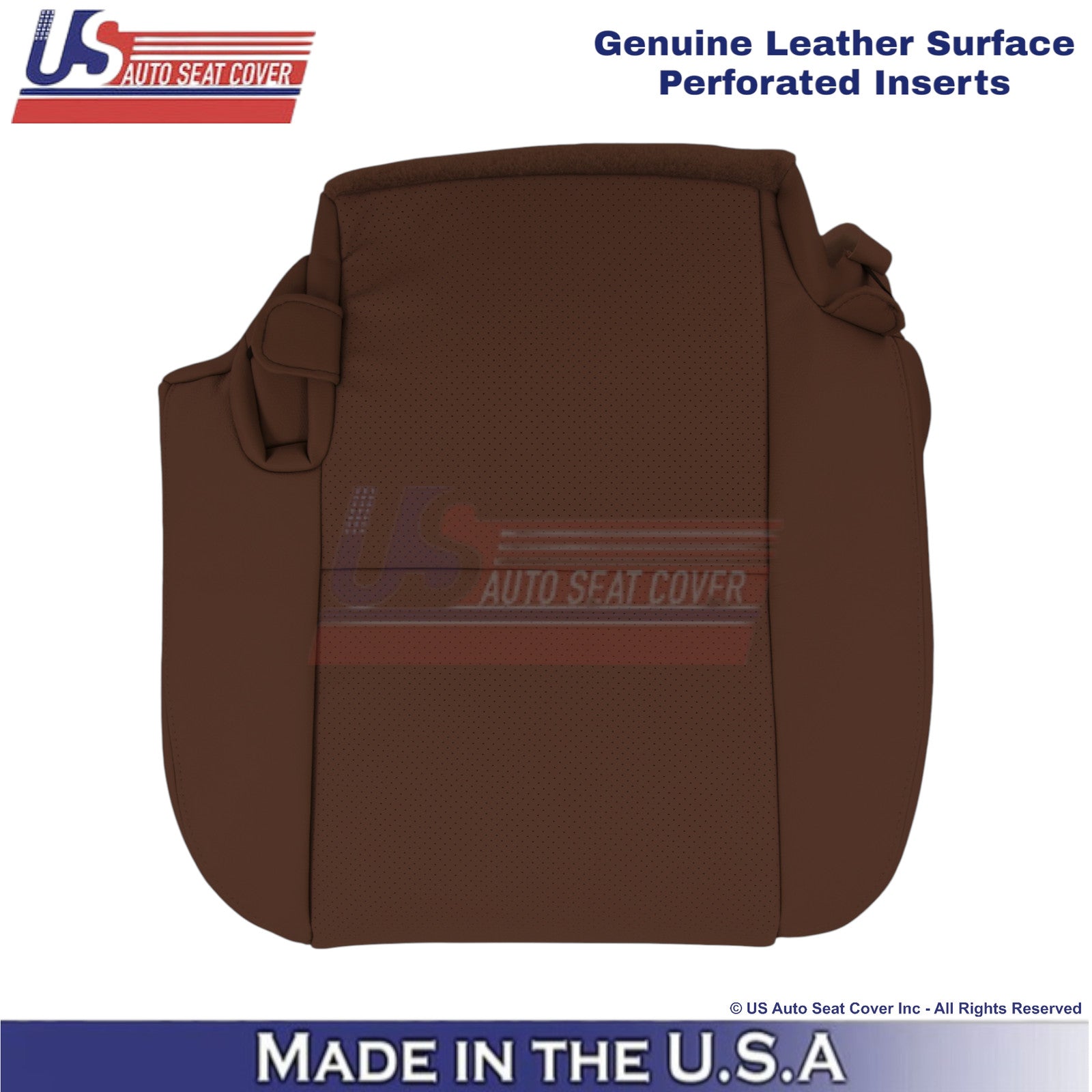 2008-2014 For Toyota Sequoia Genuine Leather Prf Rear Left Bottom Cover Red Rock
