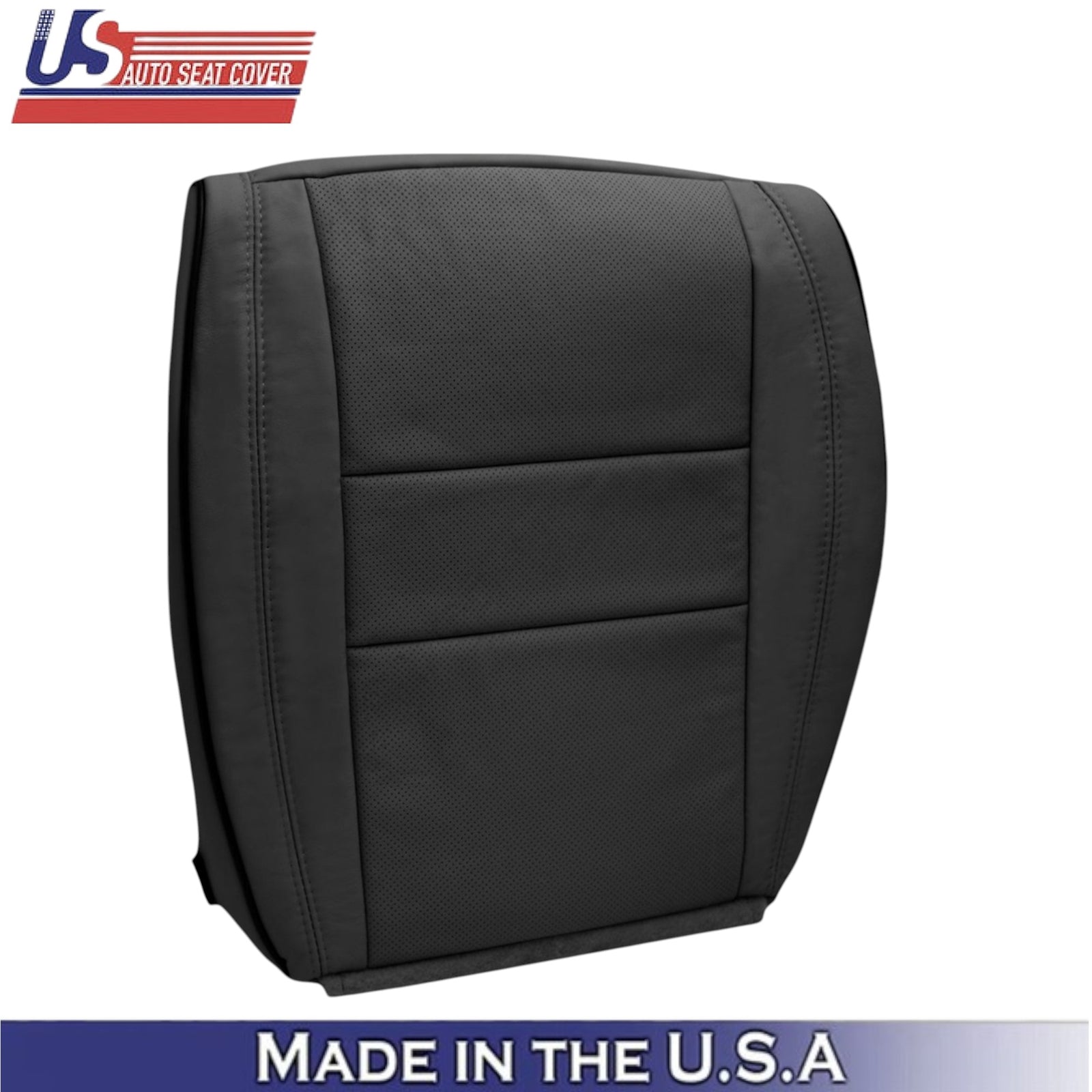 2011-2021 For Jeep Grand Cherokee Genuine Leather Front Bottom Seat Covers Black