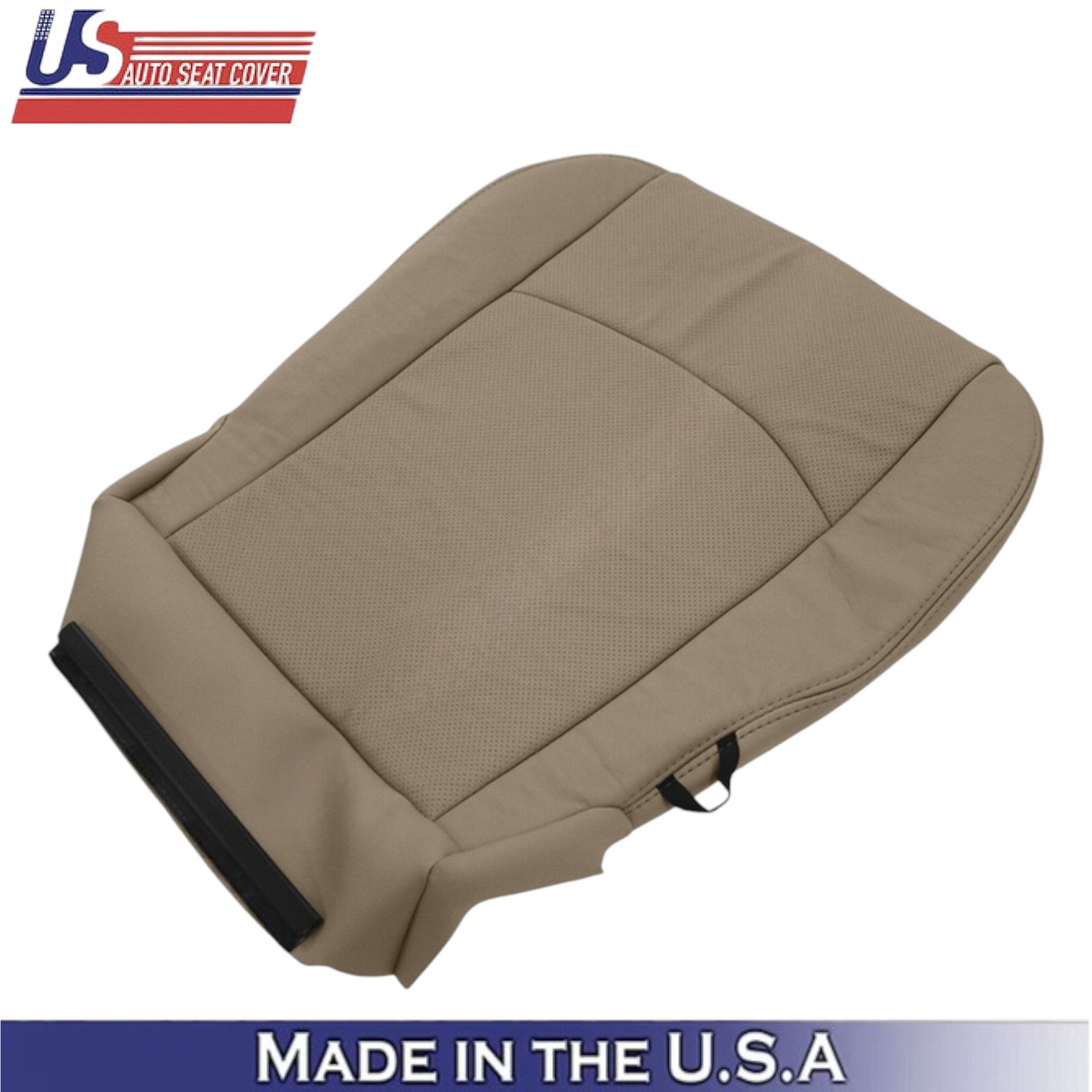 2009-2012 For Dodge Ram 1500 Laramie Genuine Leather Passenger Side Covers Tan