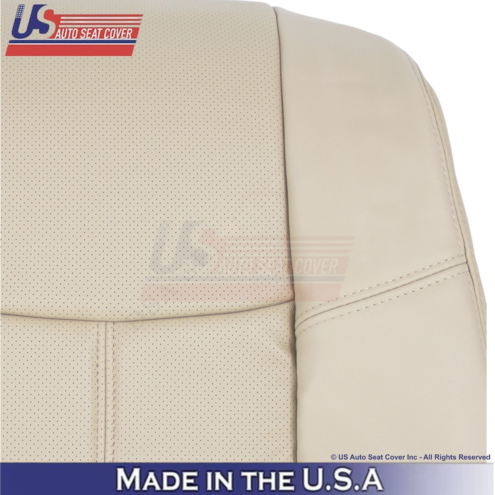 2013-2020 For Nissan Pathfinder Leather Driver Top Replacement Seat Cover Almond