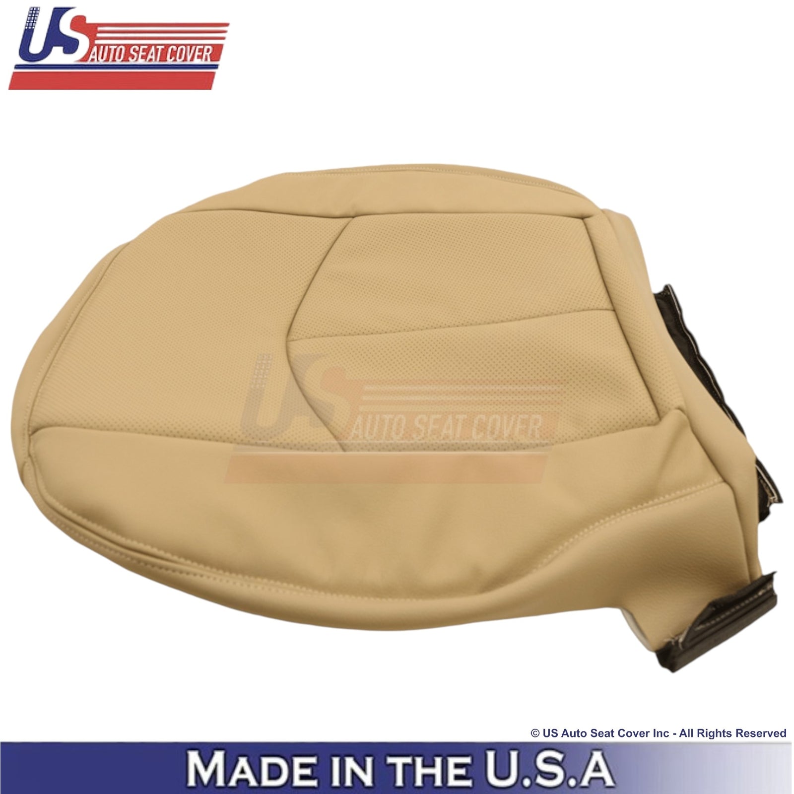 2002-2009 For Mercedes-Benz E-Class Leather Driver Bottom Replacement Cover Tan
